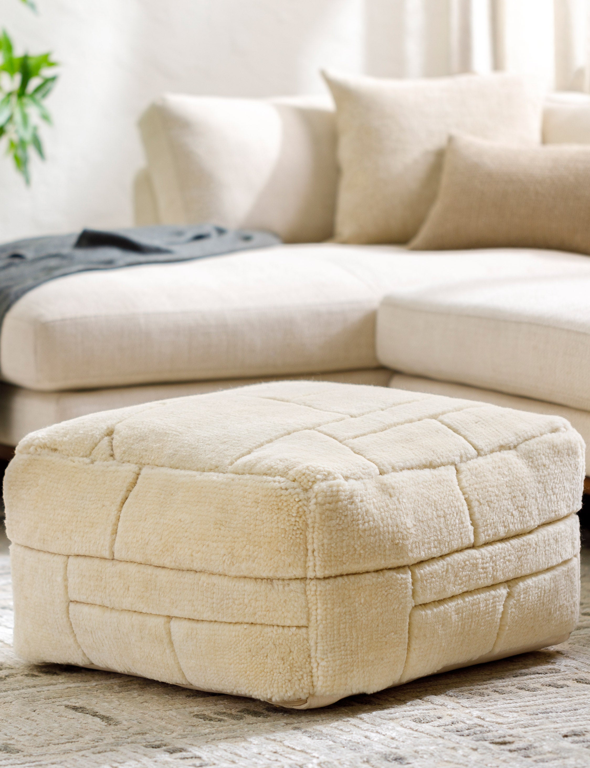 Lulu and Georgia - Harstad Square Pouf