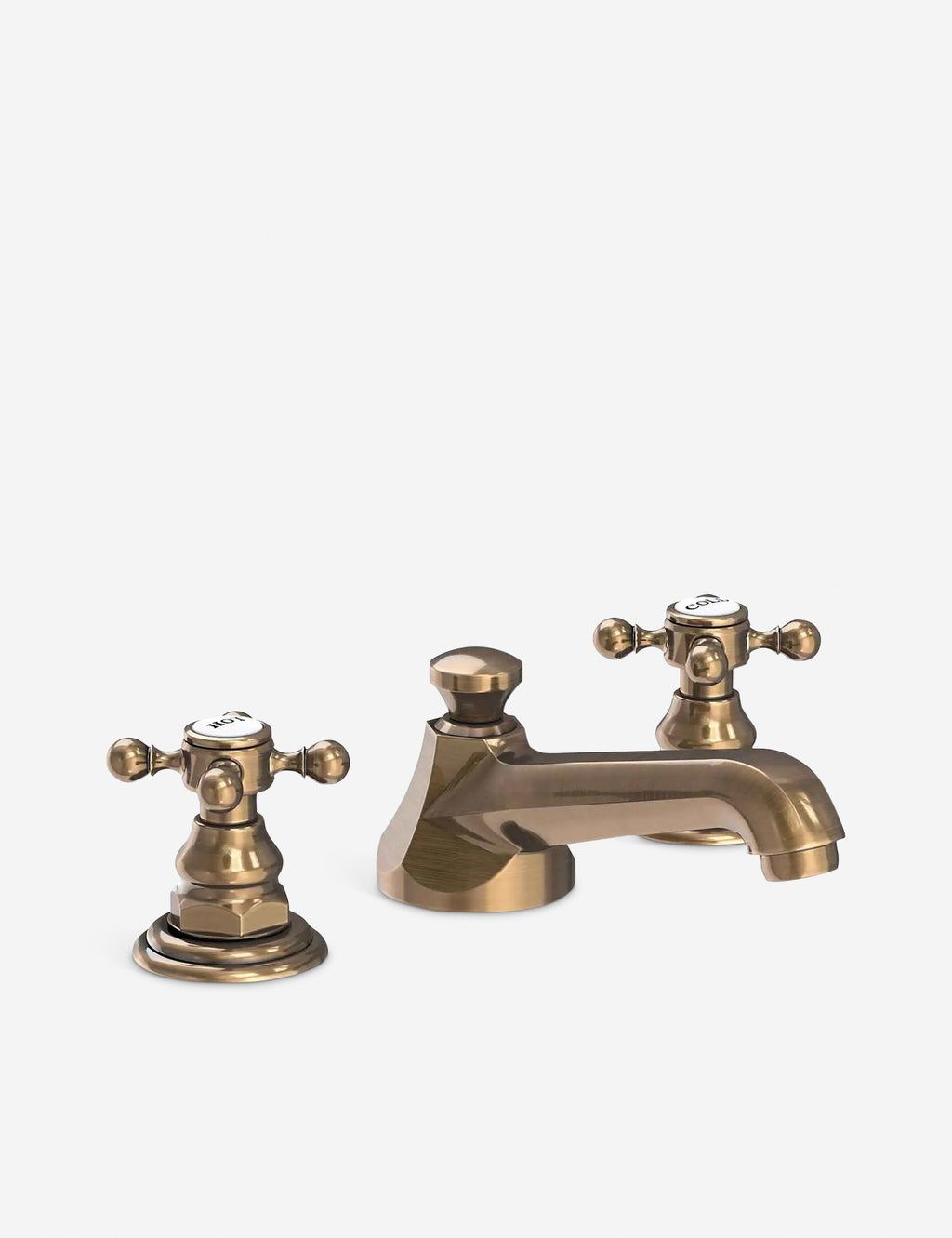 Lulu and Georgia - Astor Cross Handle Bathroom Faucet by Newport Brass