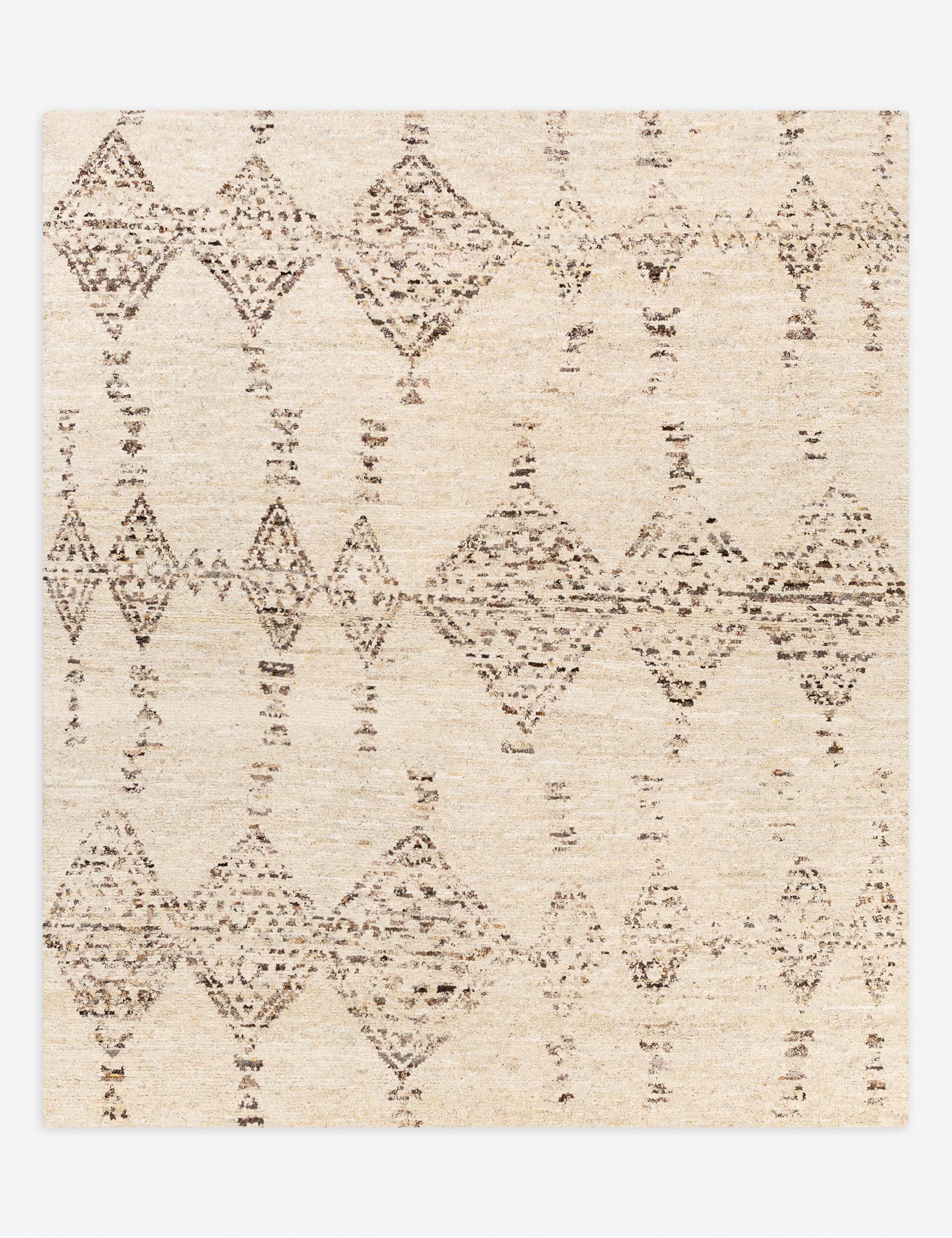 Lulu and Georgia - Damica Hand - Knotted Wool Moroccan - Style Rug