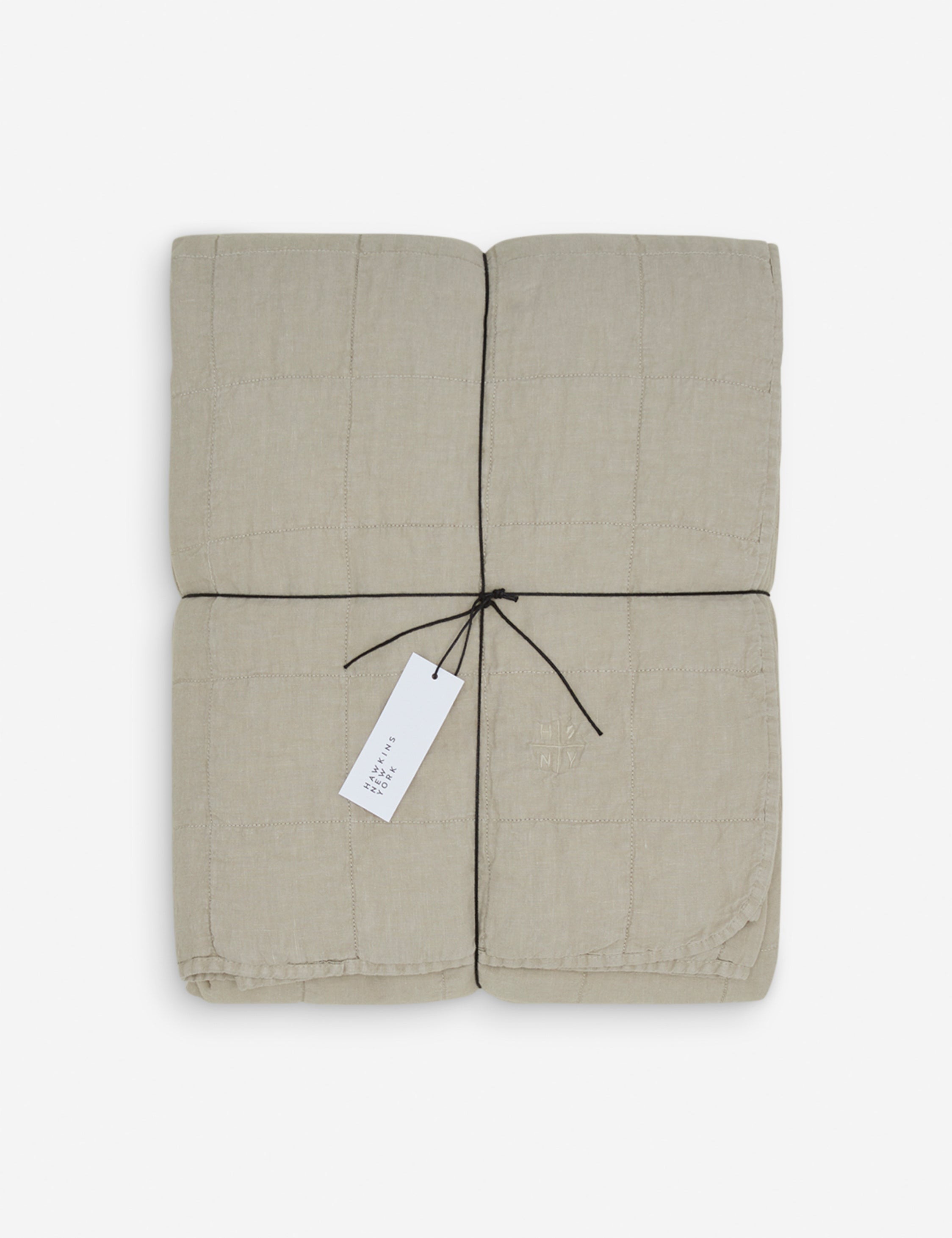 Lulu and Georgia - Simple Linen Quilt by Hawkins New York