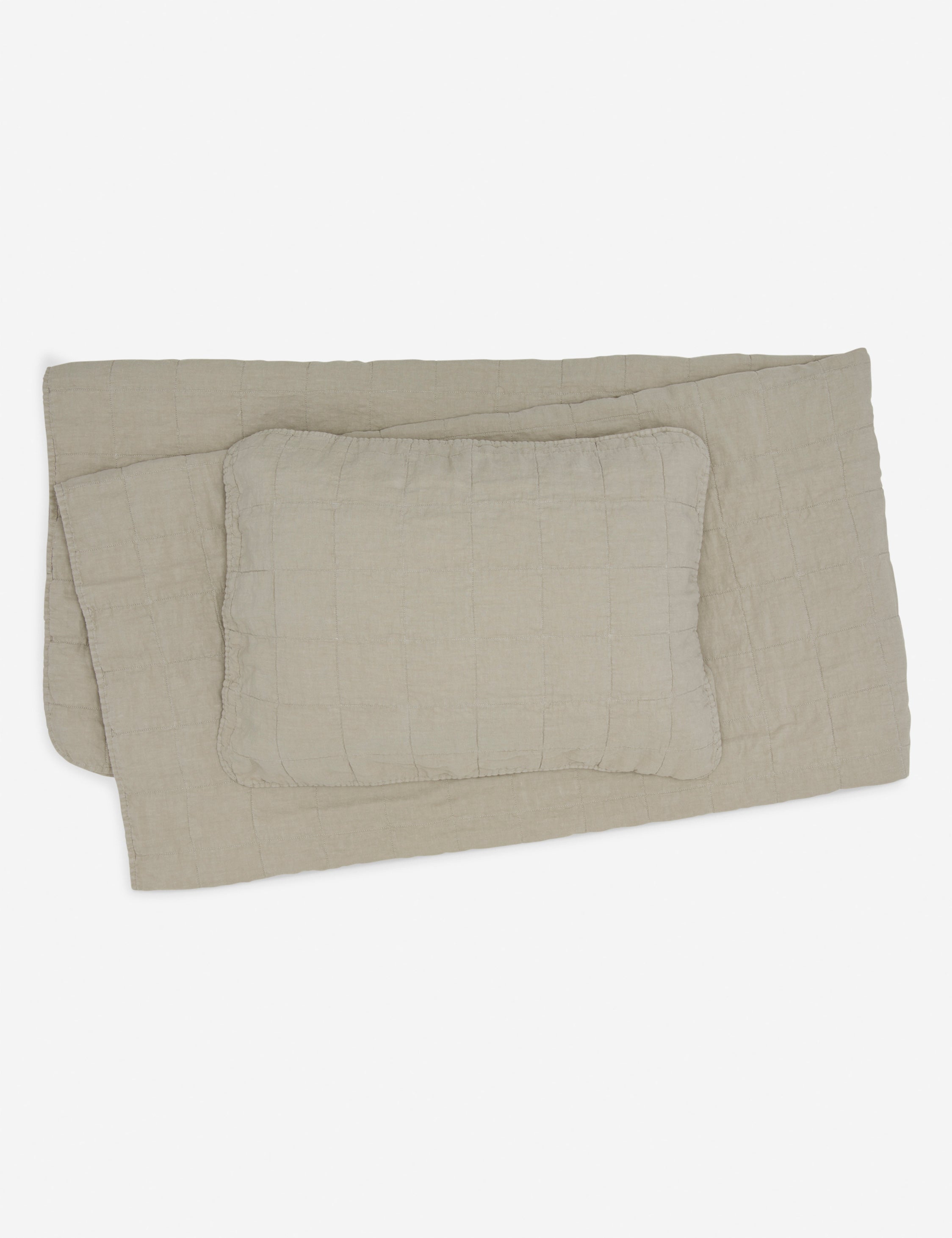 Lulu and Georgia - Simple Linen Quilt by Hawkins New York