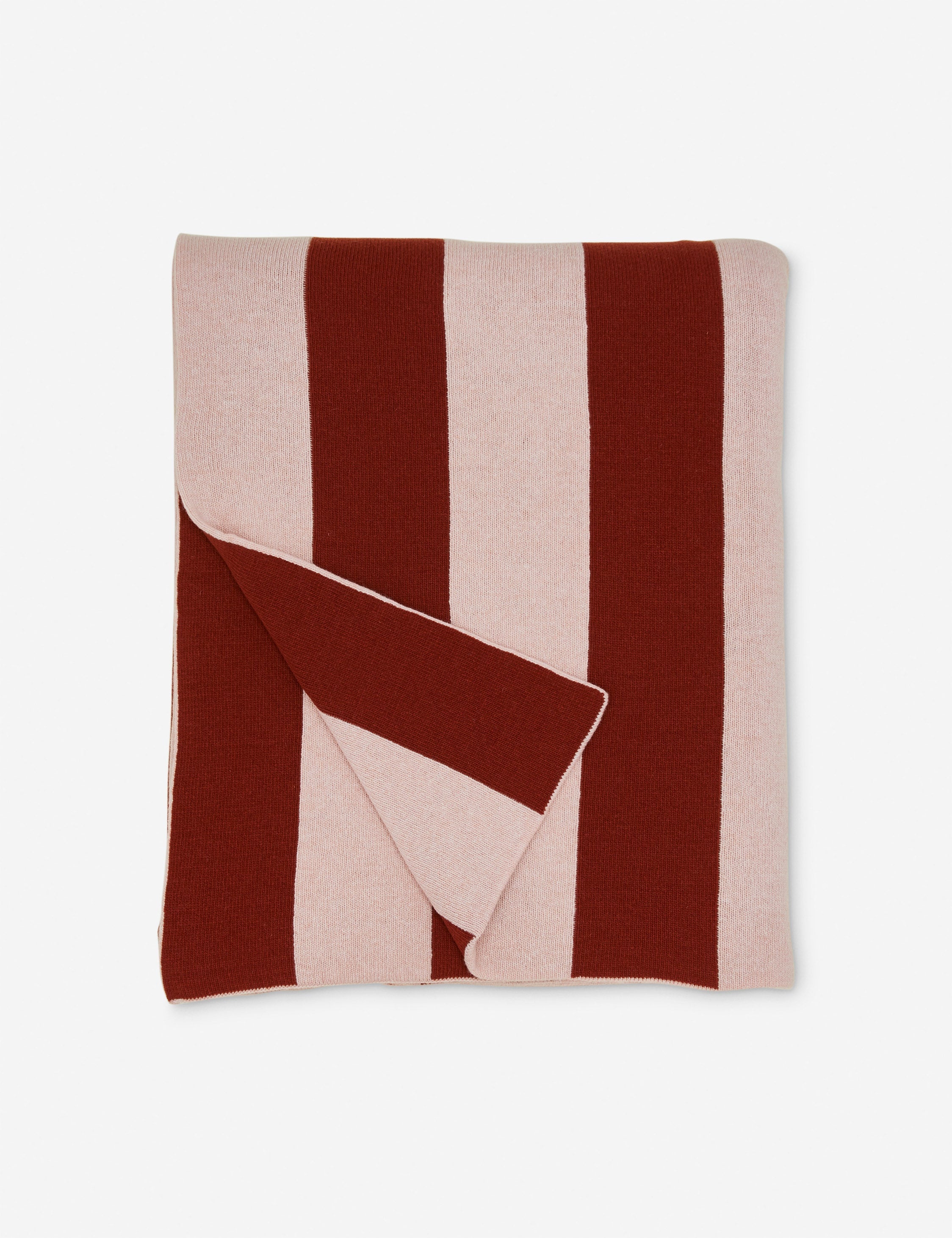 Lulu and Georgia - Simple Striped Wool Throw by Hawkins New York