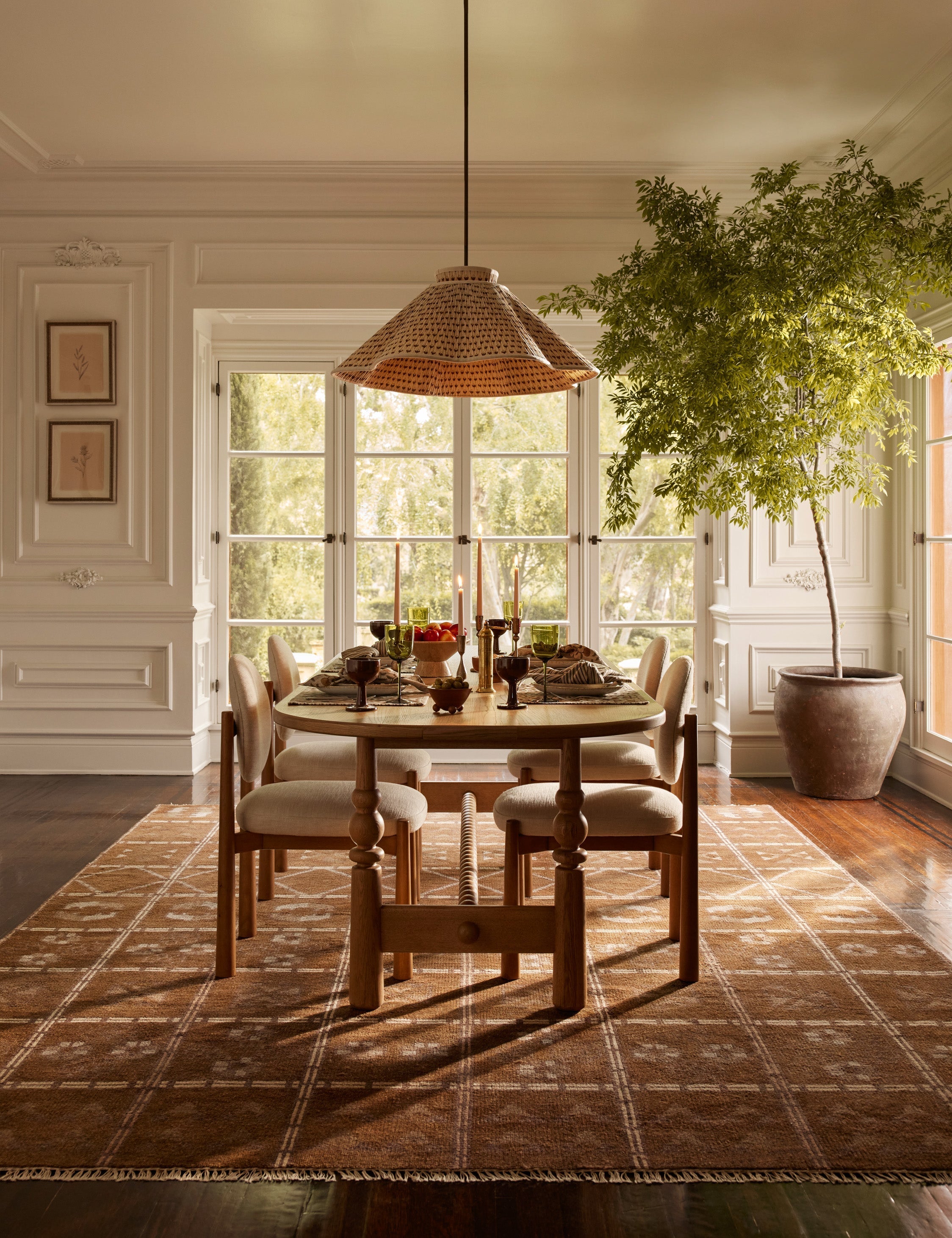 Lulu and Georgia - Baz Hand-Knotted Wool Rug Swatch, 18" x 18"