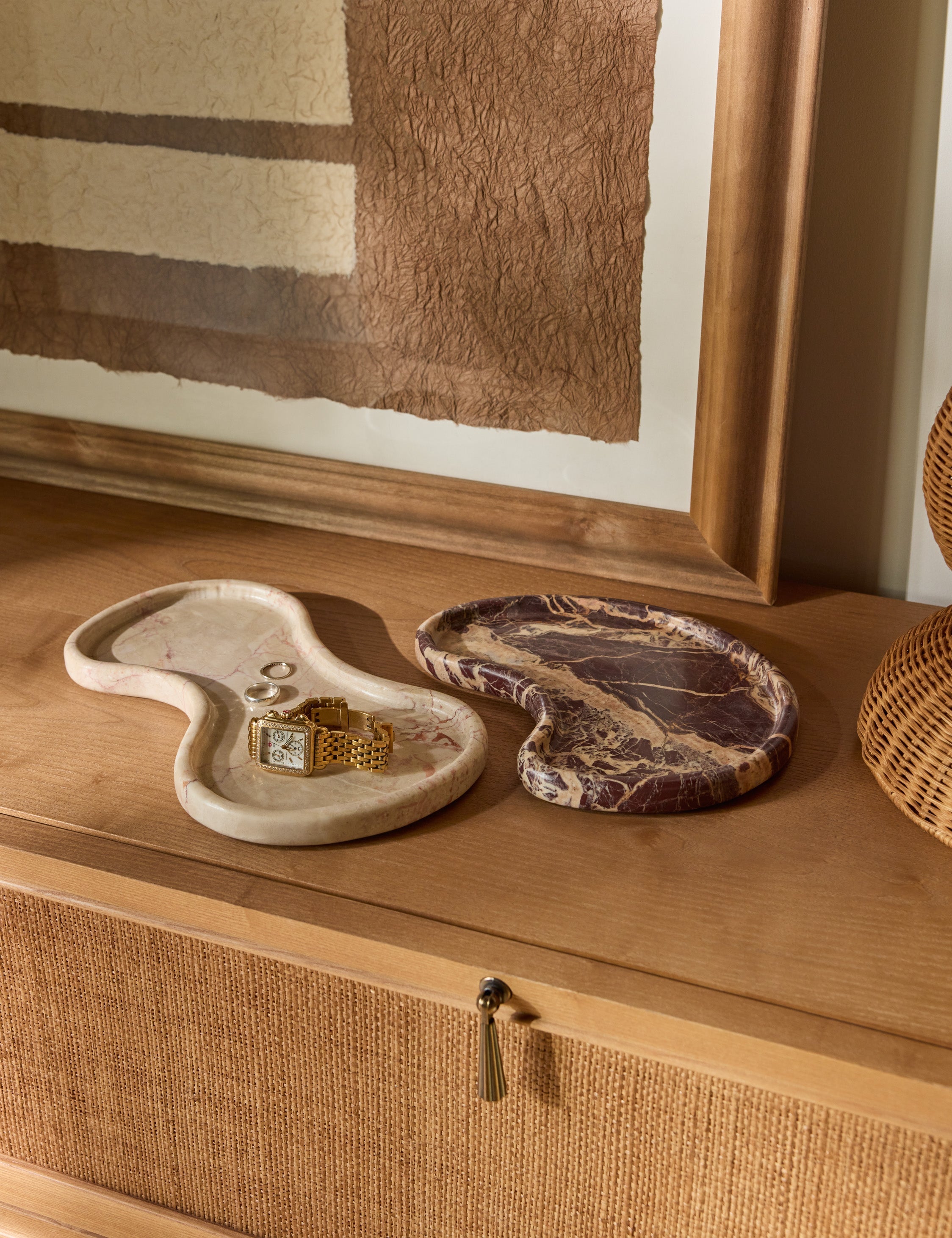 Lulu and Georgia - Sorley Marble Trays (Set of 2)
