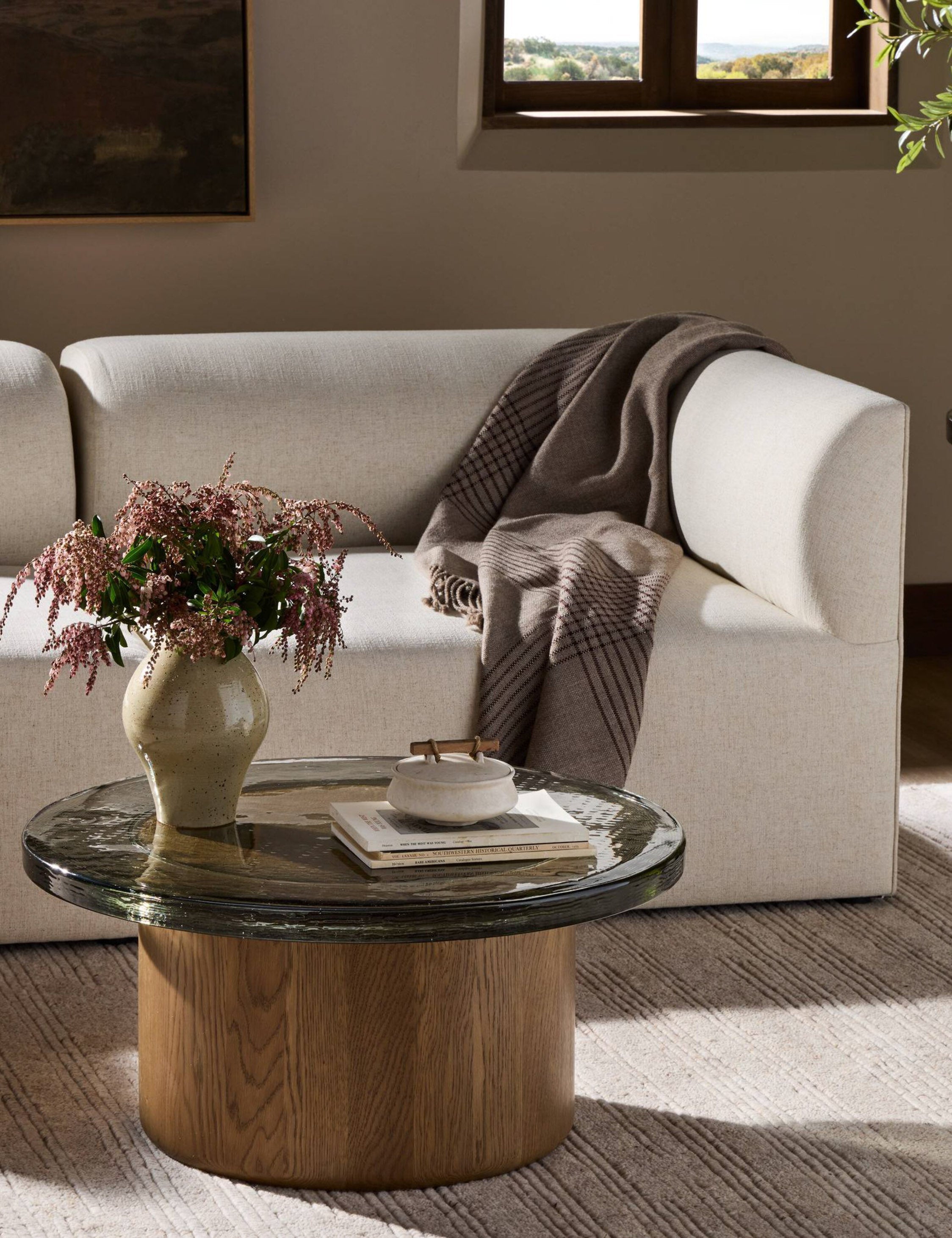 Lulu and Georgia - Rosenthal Round Coffee Table