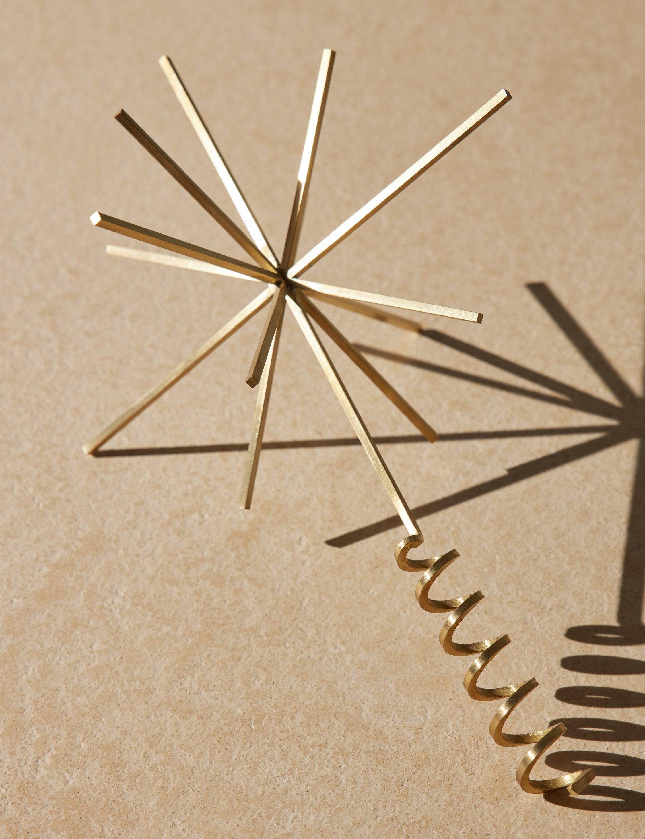 Lulu and Georgia - Brass Star Tree Topper by Ferm Living