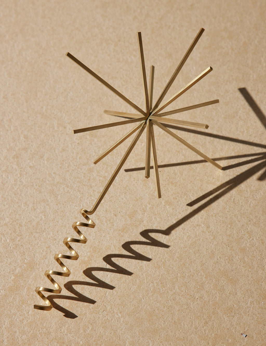 Lulu and Georgia - Brass Star Tree Topper by Ferm Living