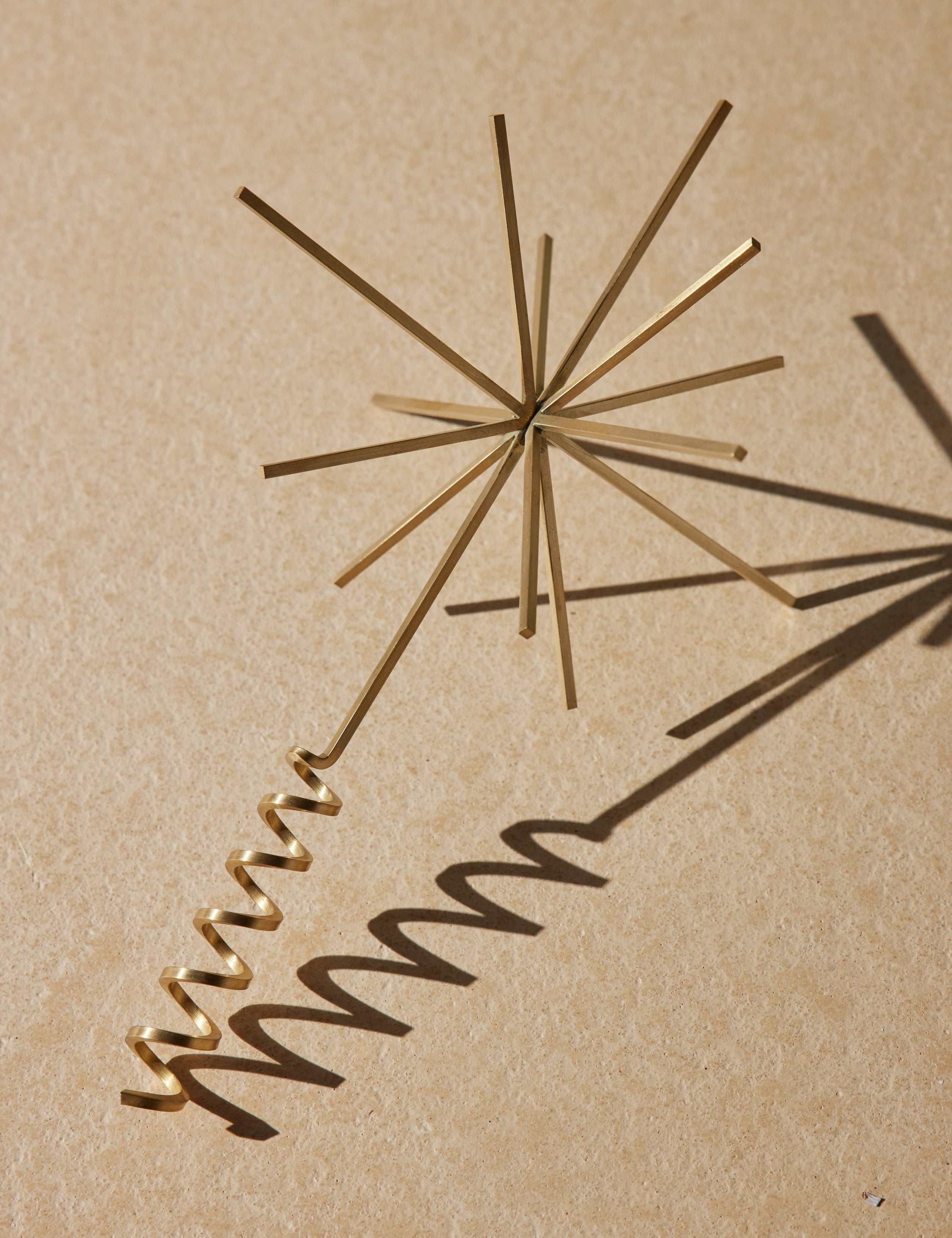 Lulu and Georgia - Brass Star Tree Topper by Ferm Living