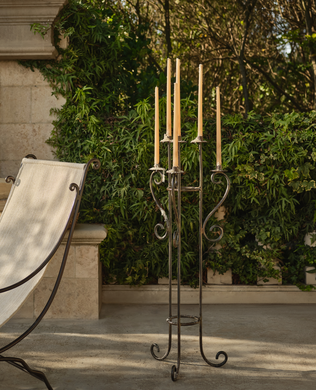 Olive Ateliers - Lumière Floor Taper Candelabra