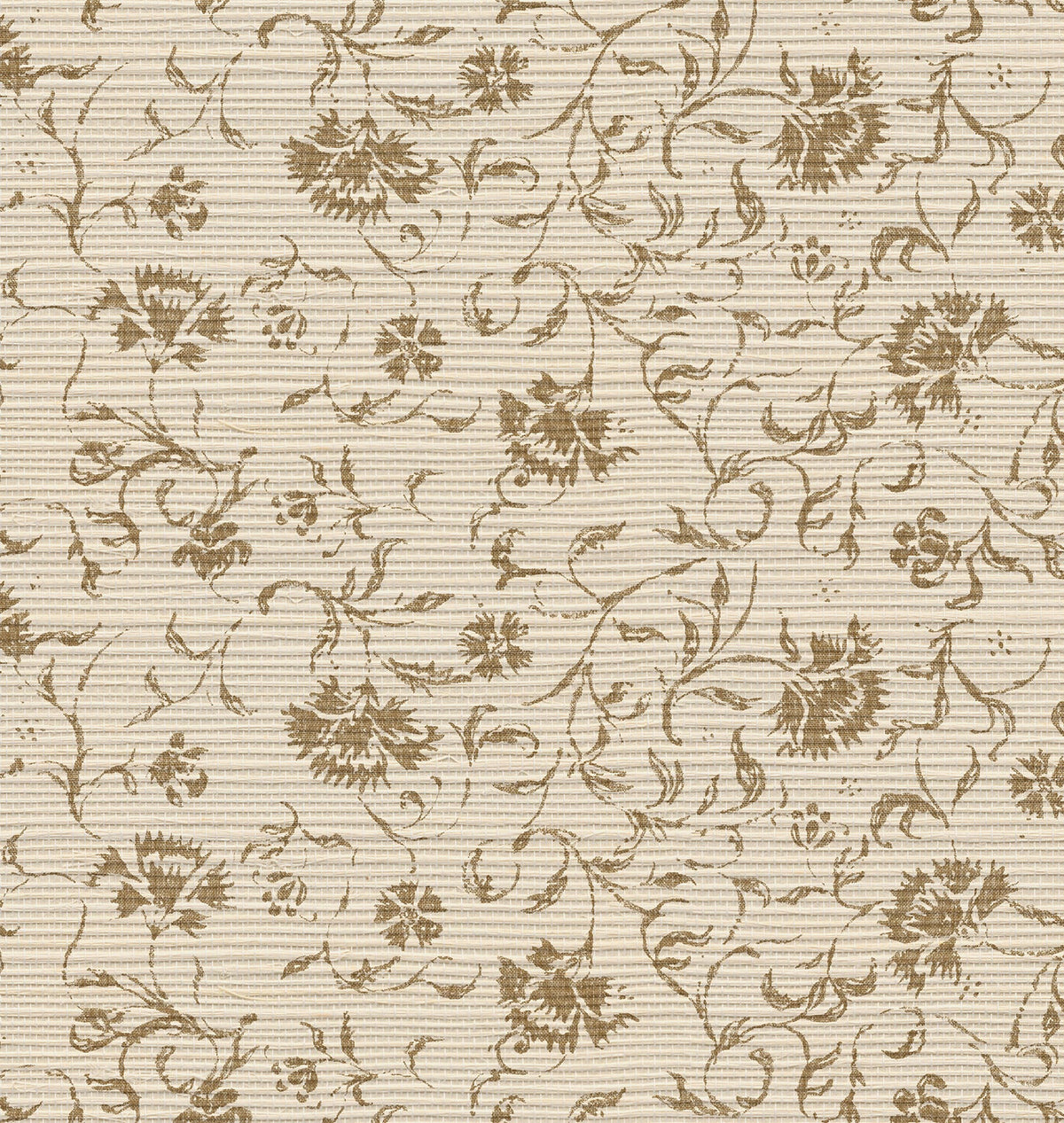 Amber Interiors - Margueritte Grasscloth Wallpaper