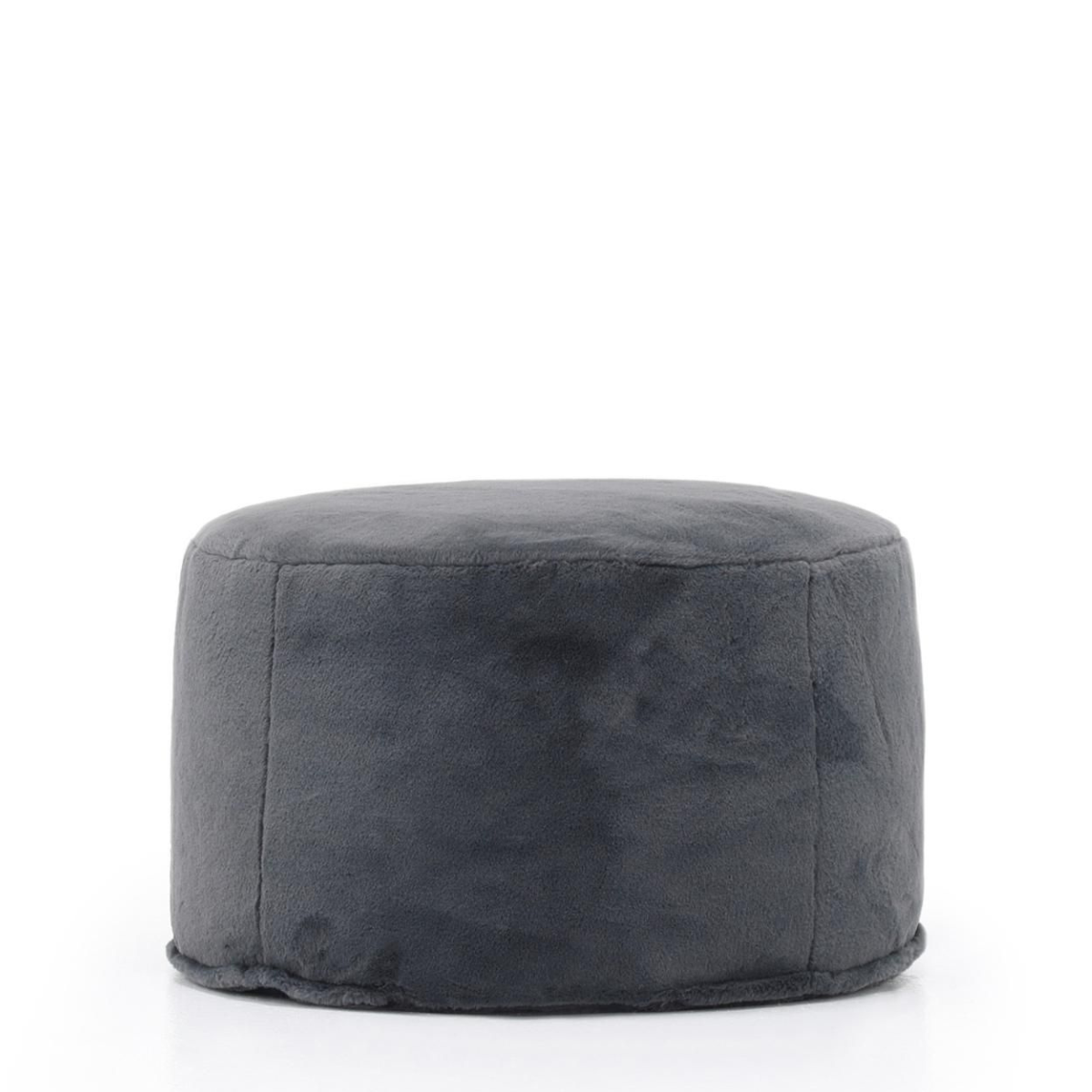 Urban Natural - Maxim Slipcovered Round Pouf