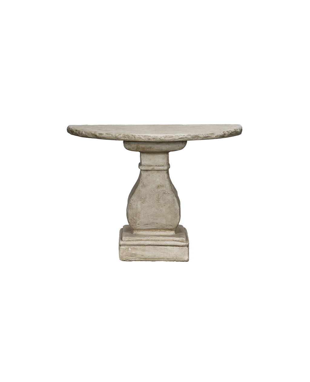 Olive Ateliers - Cast Demi Entry Table - Hewn Edge