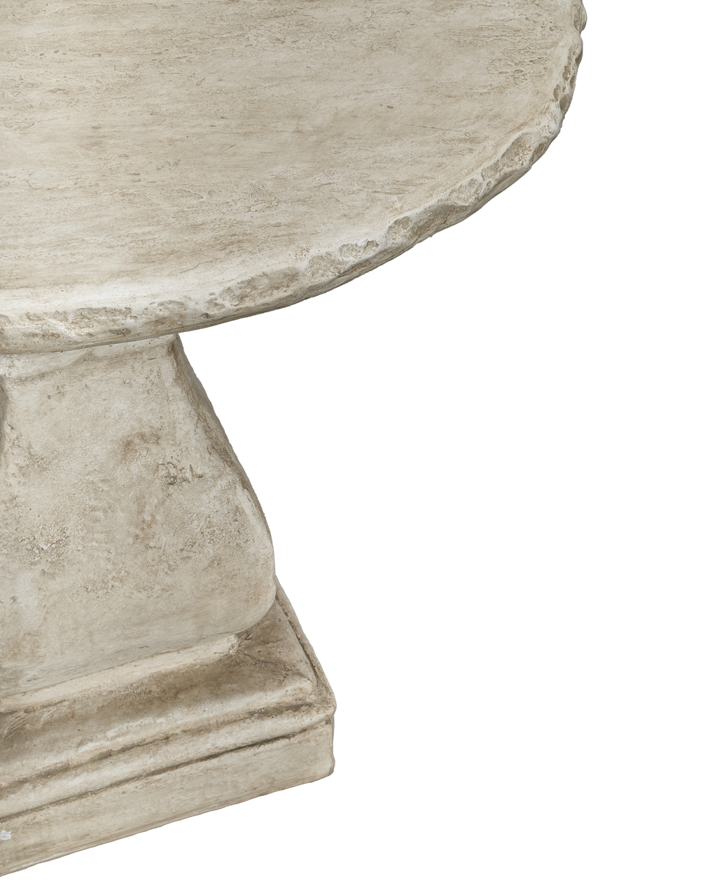 Olive Ateliers - Cast Demi Entry Table - Hewn Edge