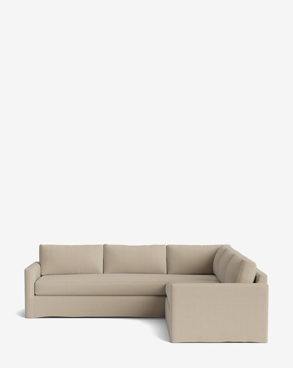 McGee & Co - Macy Slipcover L Sectional 108"