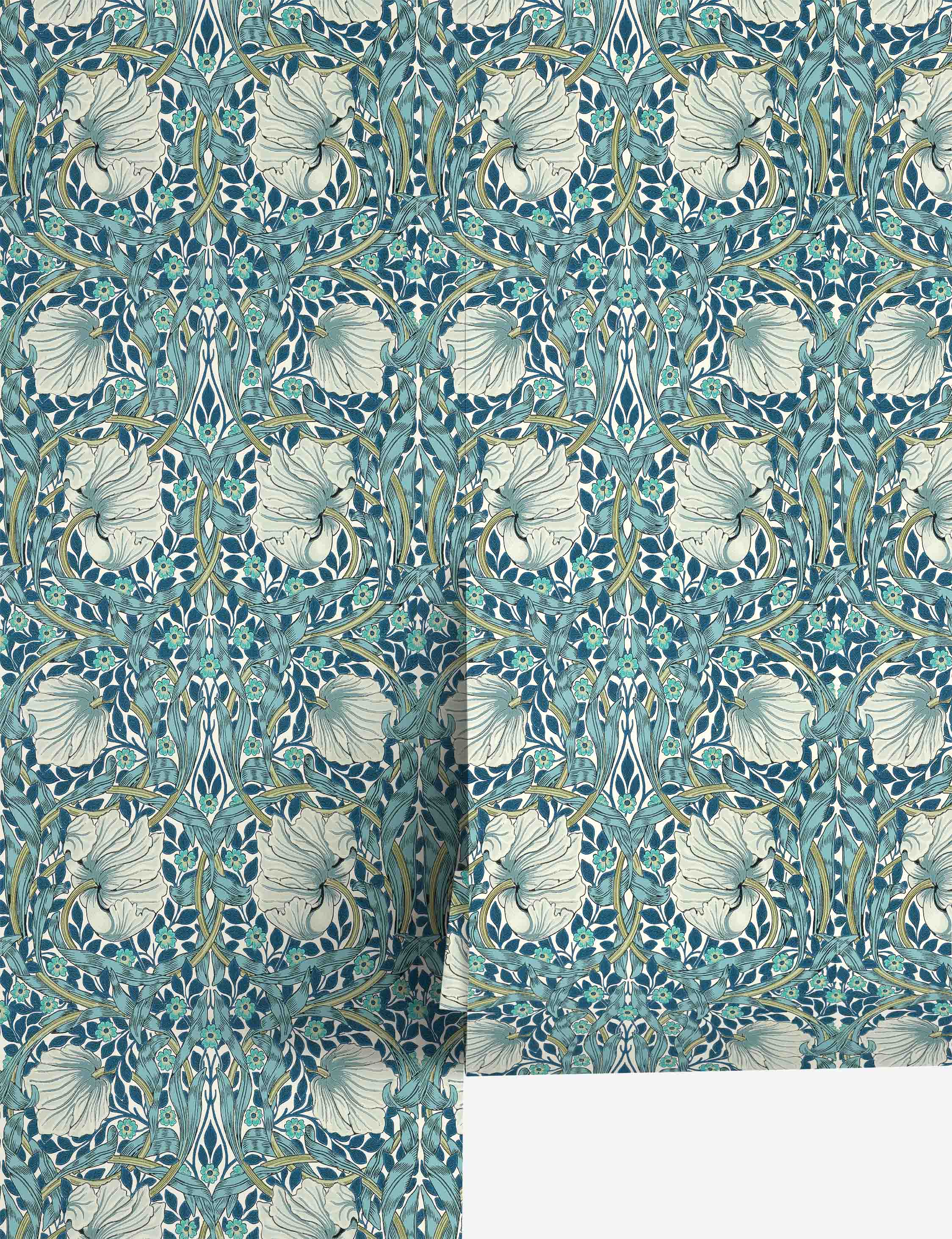 Lulu and Georgia - Pimpernel Wallpaper by Morris & Co.