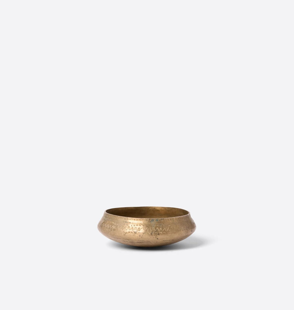 Amber Interiors - Vintage Brass Bowl J.XXVI.I