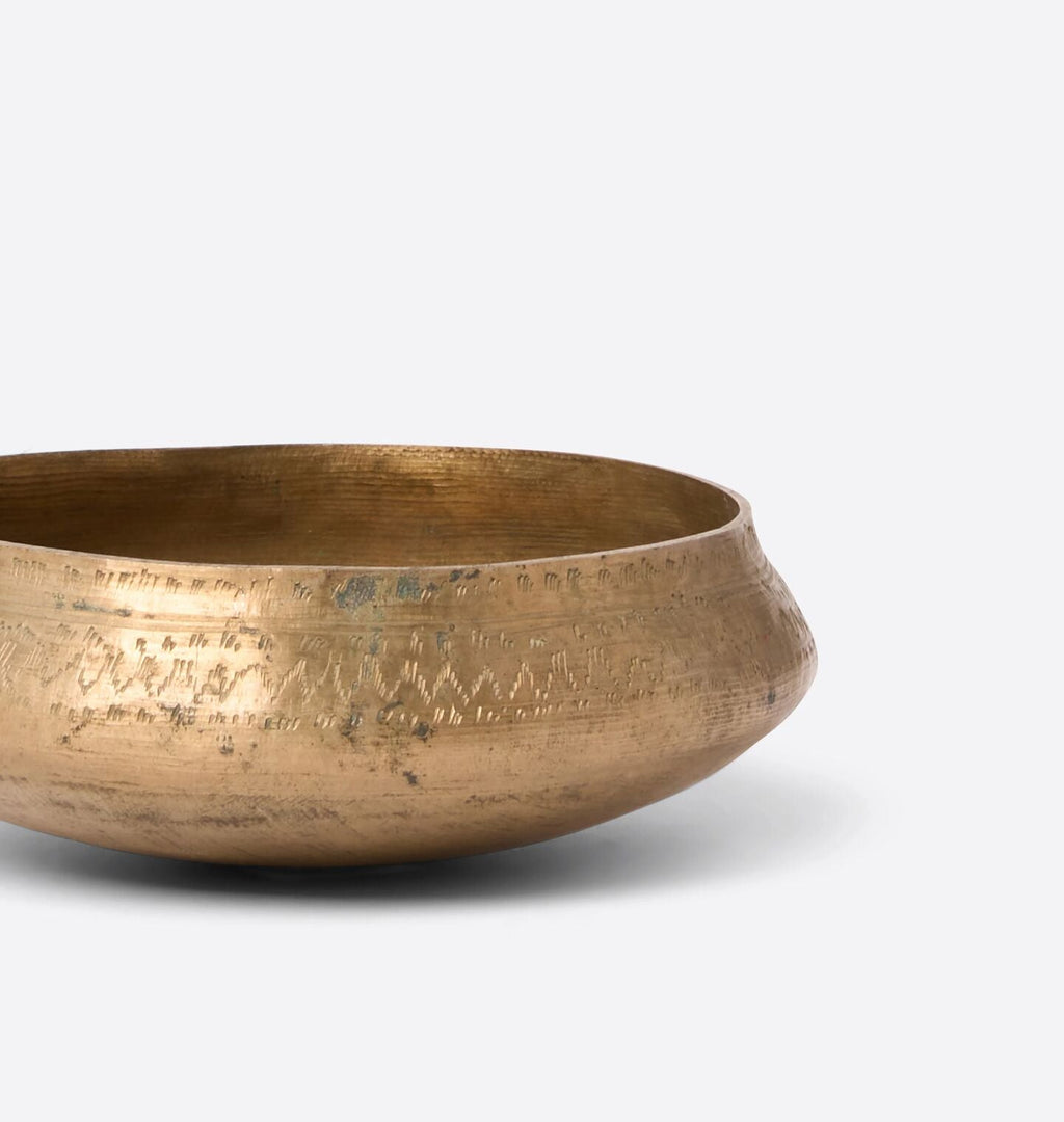 Amber Interiors - Vintage Brass Bowl J.XXVI.I