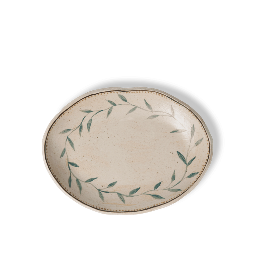 Amber Interiors - Vine Oval Serving Bowl