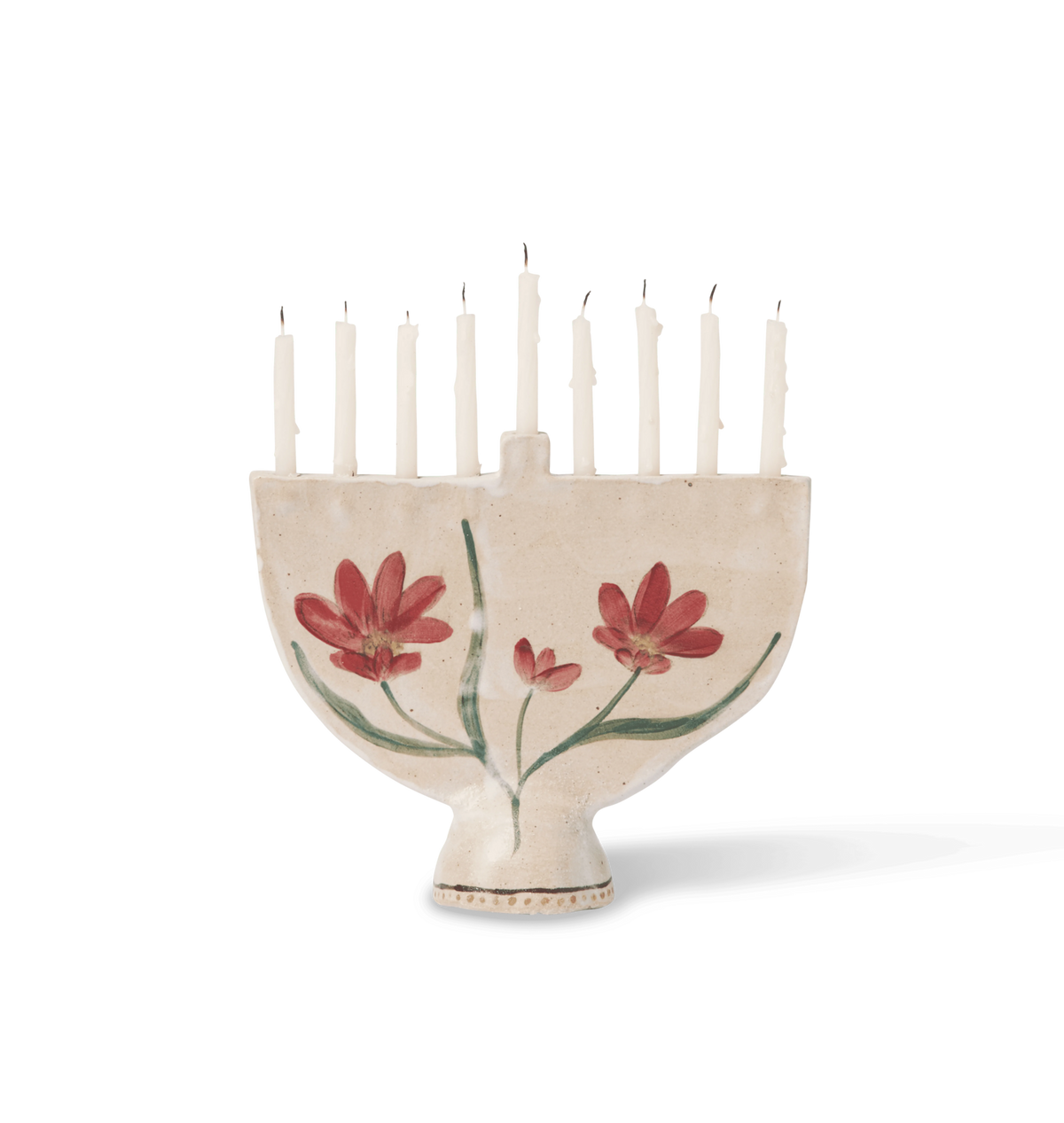 Amber Interiors - Floral and Vine Menorah