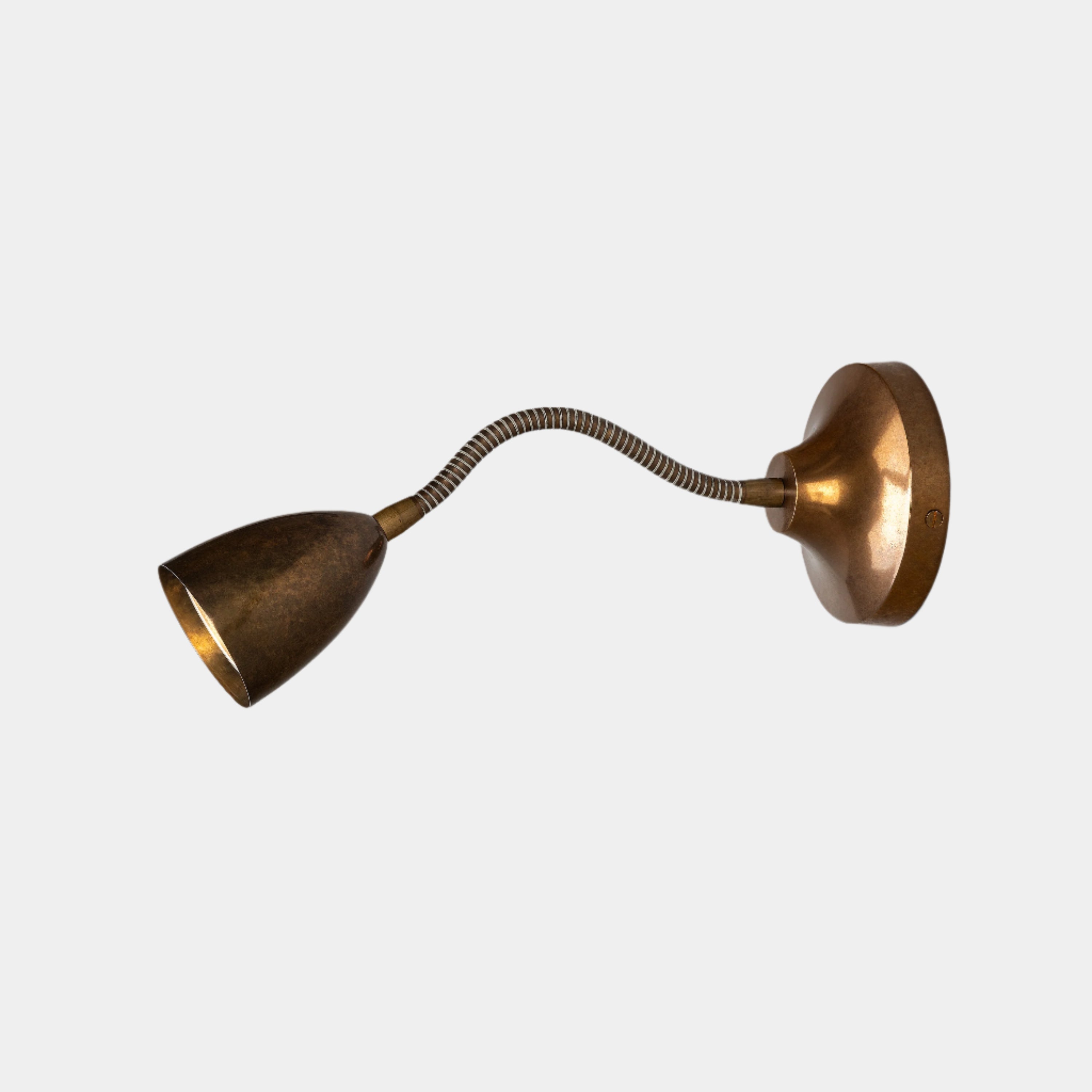 Amber Interiors - Sydney Loft Wall Light Antique Brass