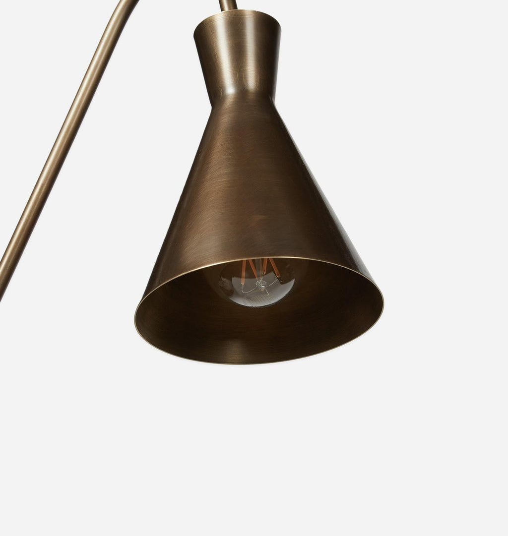 Amber Interiors - Forli Pivoting Brass Sconce
