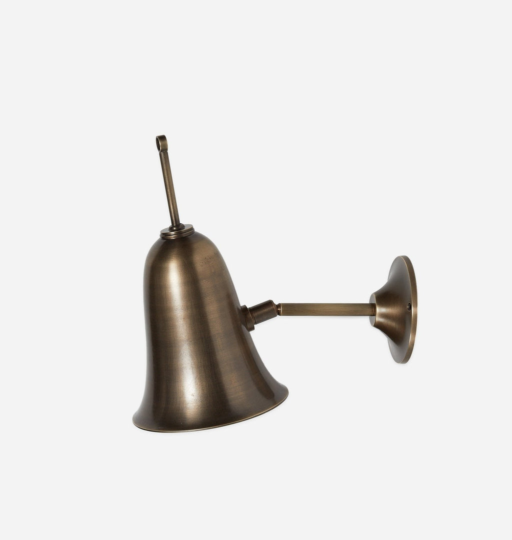 Amber Interiors - Bari Patinated Brass Sconce