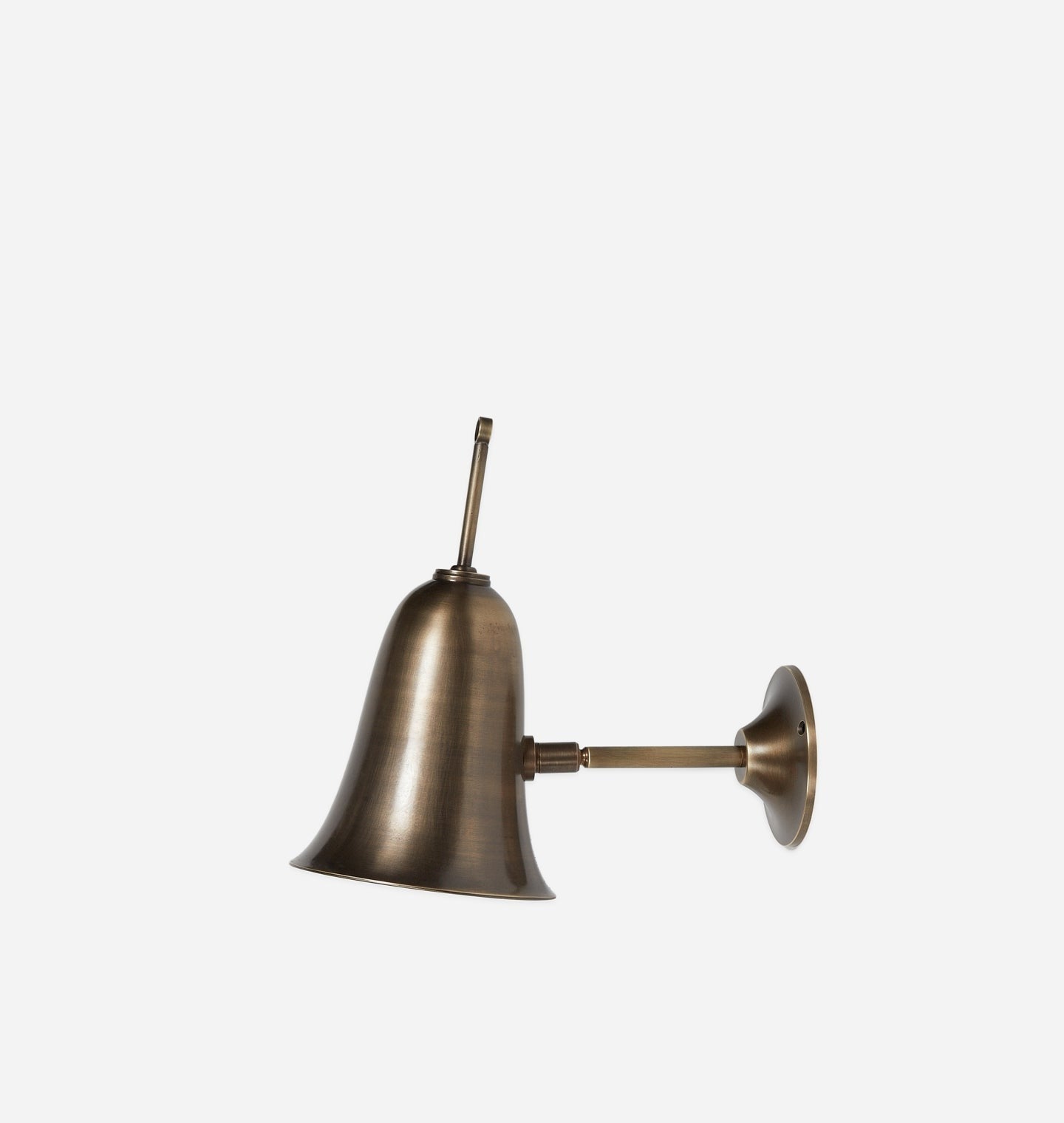 Amber Interiors - Bari Patinated Brass Sconce
