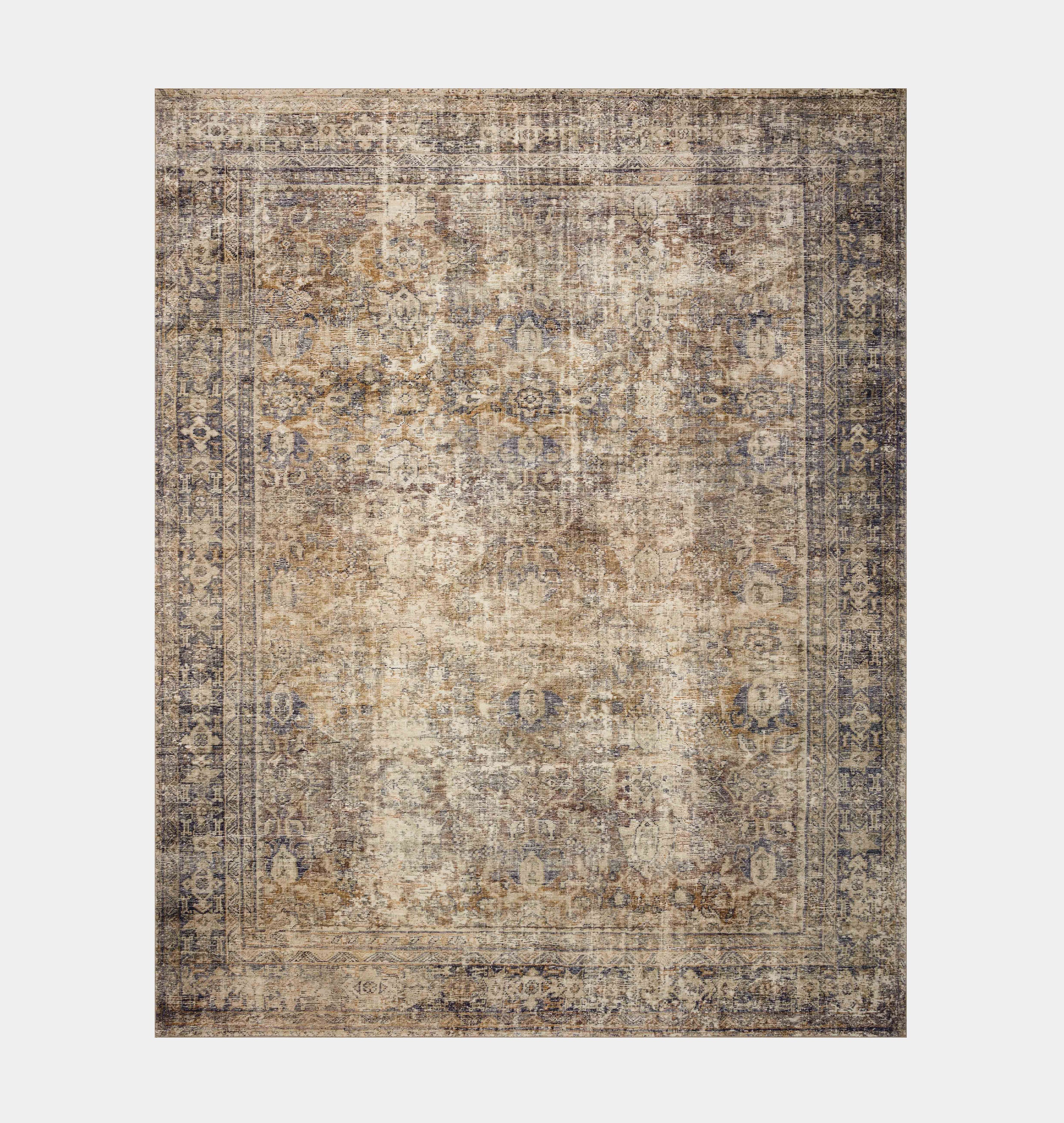 Amber Interiors - Morgan MOG - 01 Sunset / Ink Area Rug