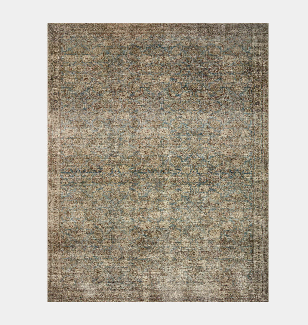 Amber Interiors - Morgan MOG - 04 Sea / Sage Area Rug