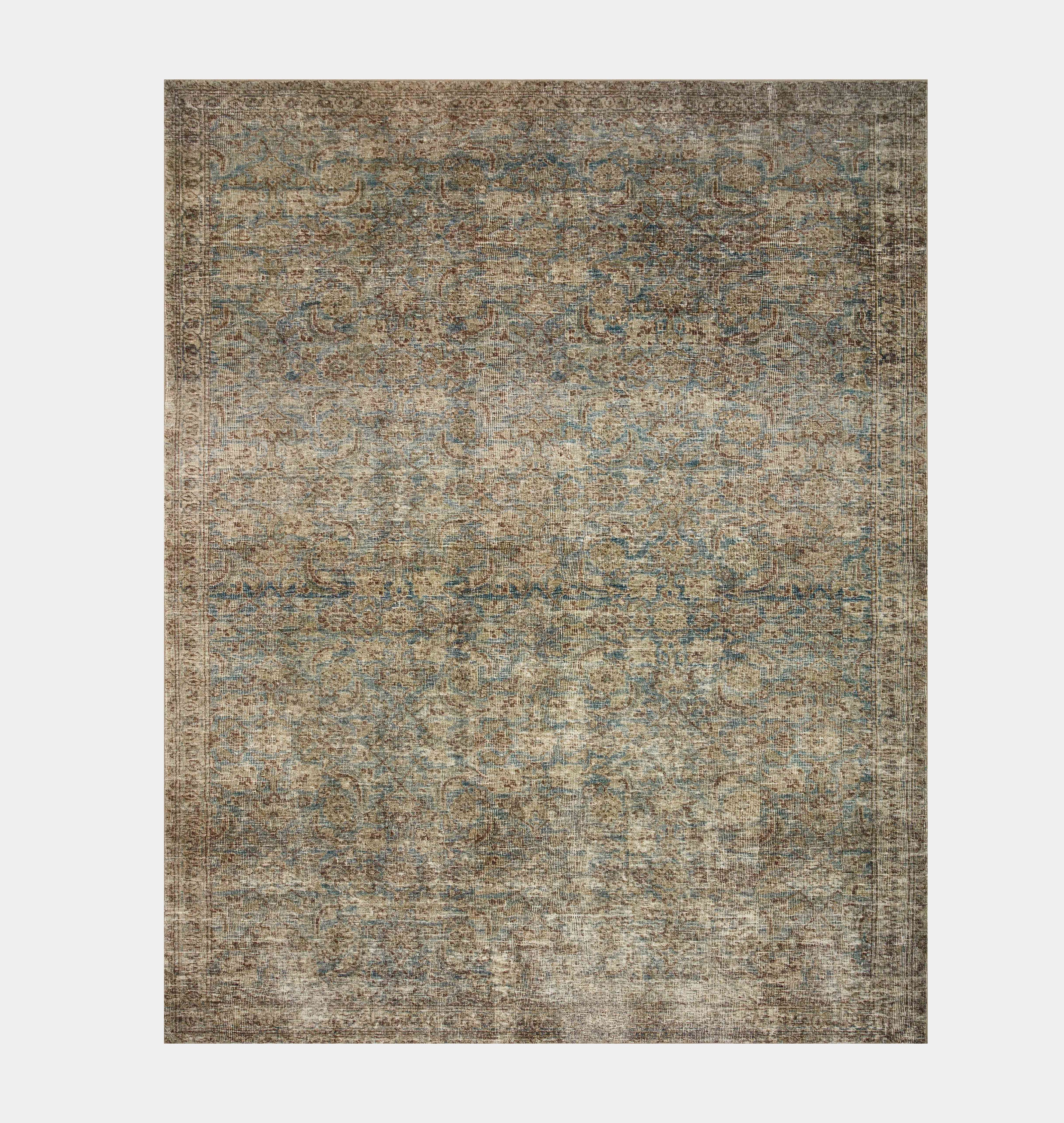 Amber Interiors - Morgan MOG - 04 Sea / Sage Area Rug