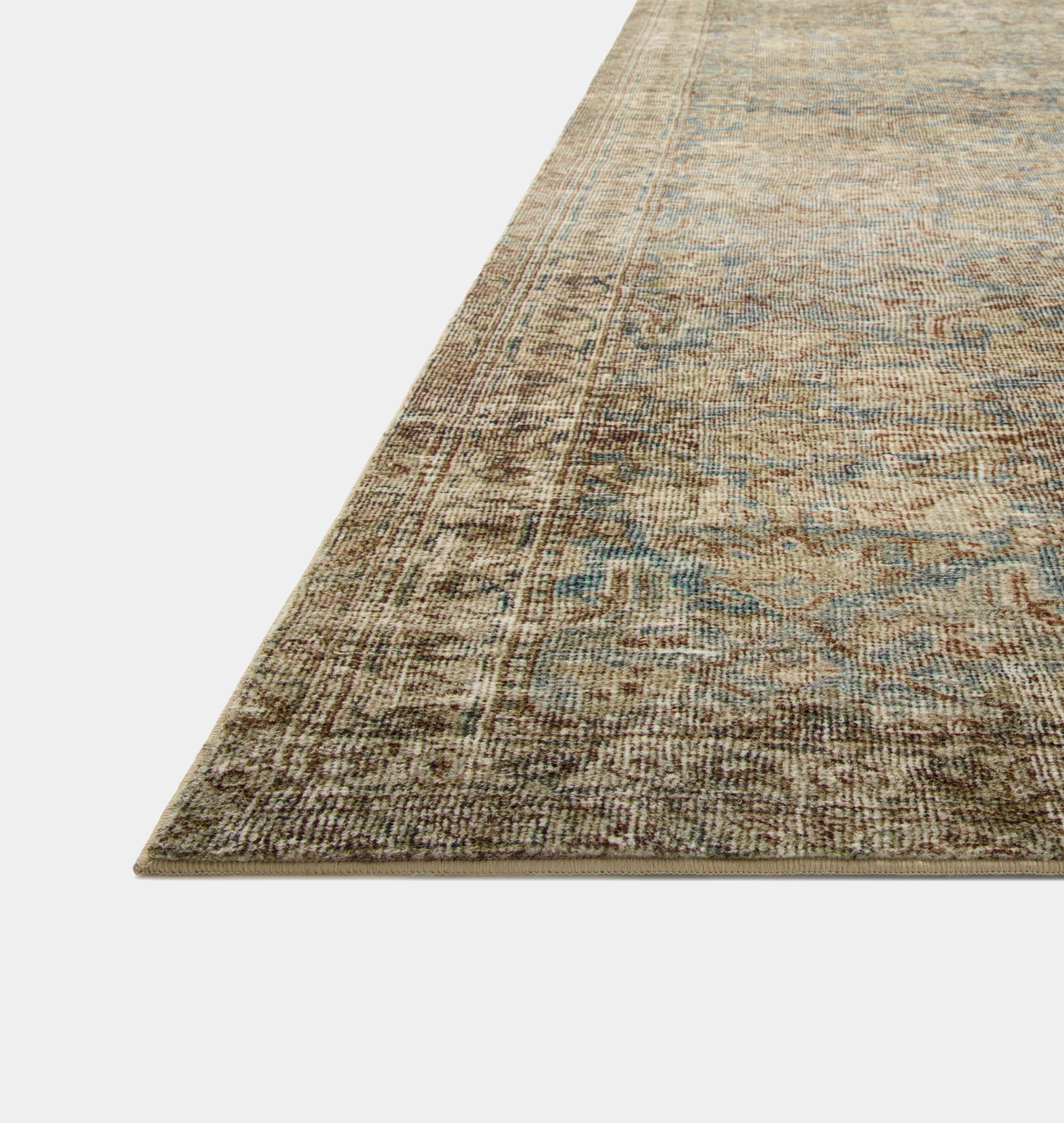 Amber Interiors - Morgan MOG - 04 Sea / Sage Area Rug