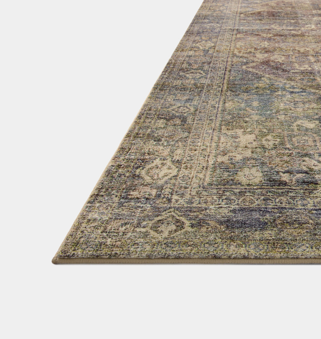 Amber Interiors - Morgan MOG - 05 Spice / Lagoon Area Rug