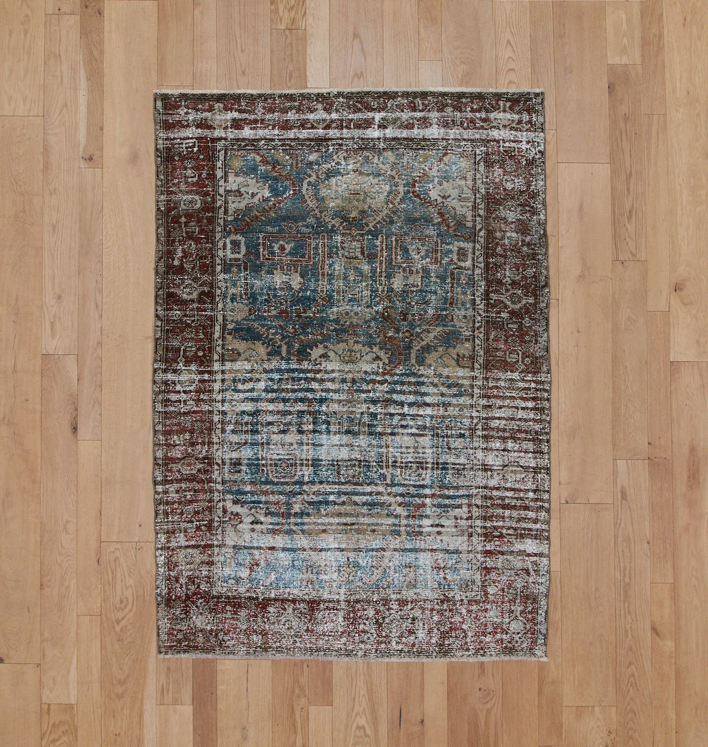 Amber Interiors - Vintage Varna Rug 4'6" x 6'7"