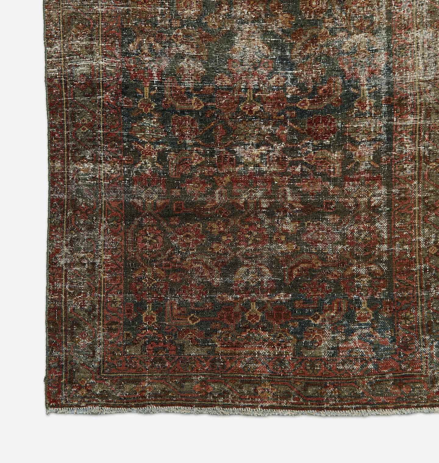 Amber Interiors - Vintage Hand Knotted Malayer Rug 3'0" x 16'2"