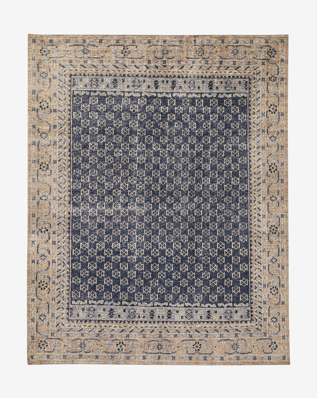 McGee & Co - Anya Indigo Hand - Knotted Wool Rug