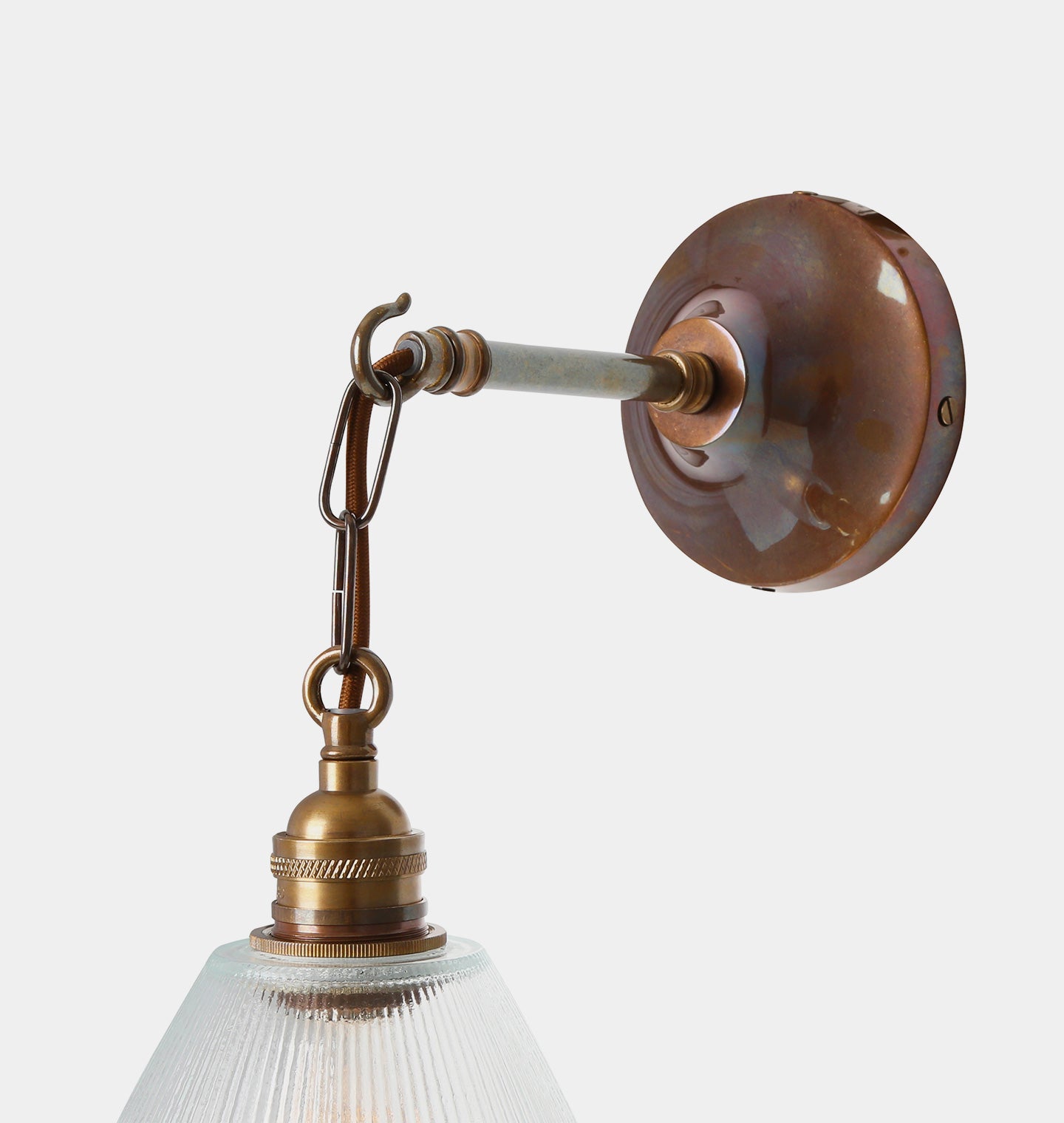Amber Interiors - Fend Prismatic Glass Wall Light