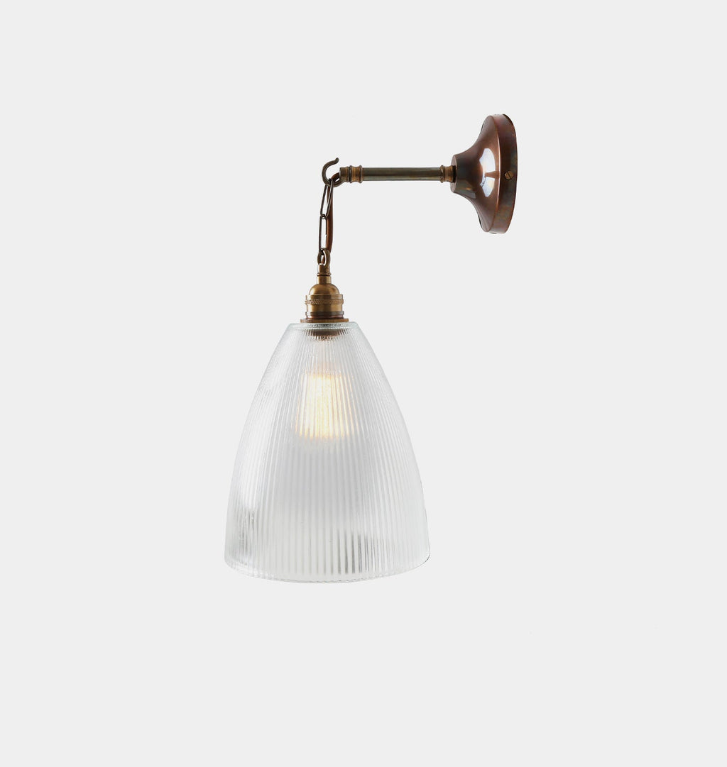 Amber Interiors - Fend Prismatic Glass Wall Light