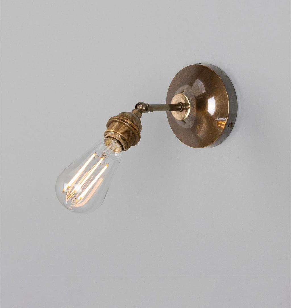 Amber Interiors - Chelsea Antique Brass Wall Sconce