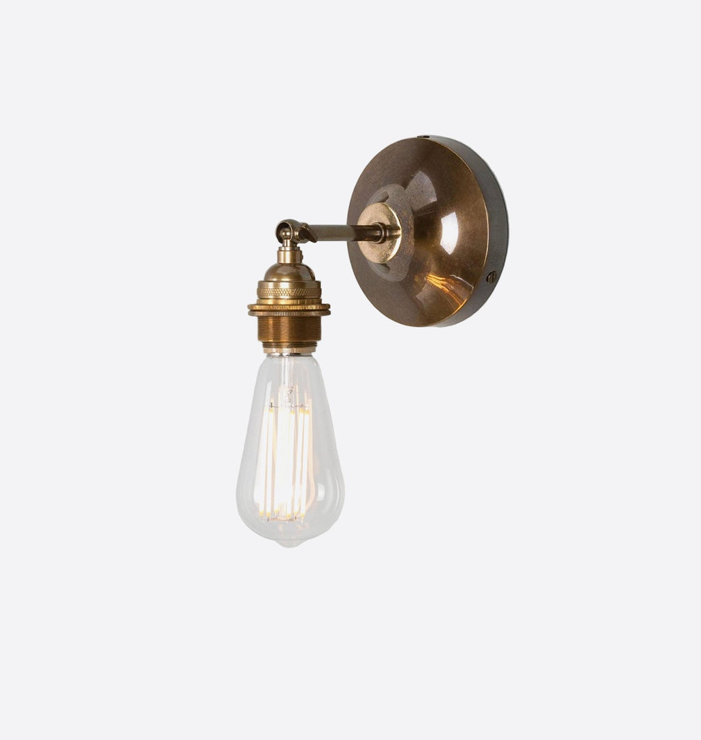 Amber Interiors - Chelsea Antique Brass Wall Sconce