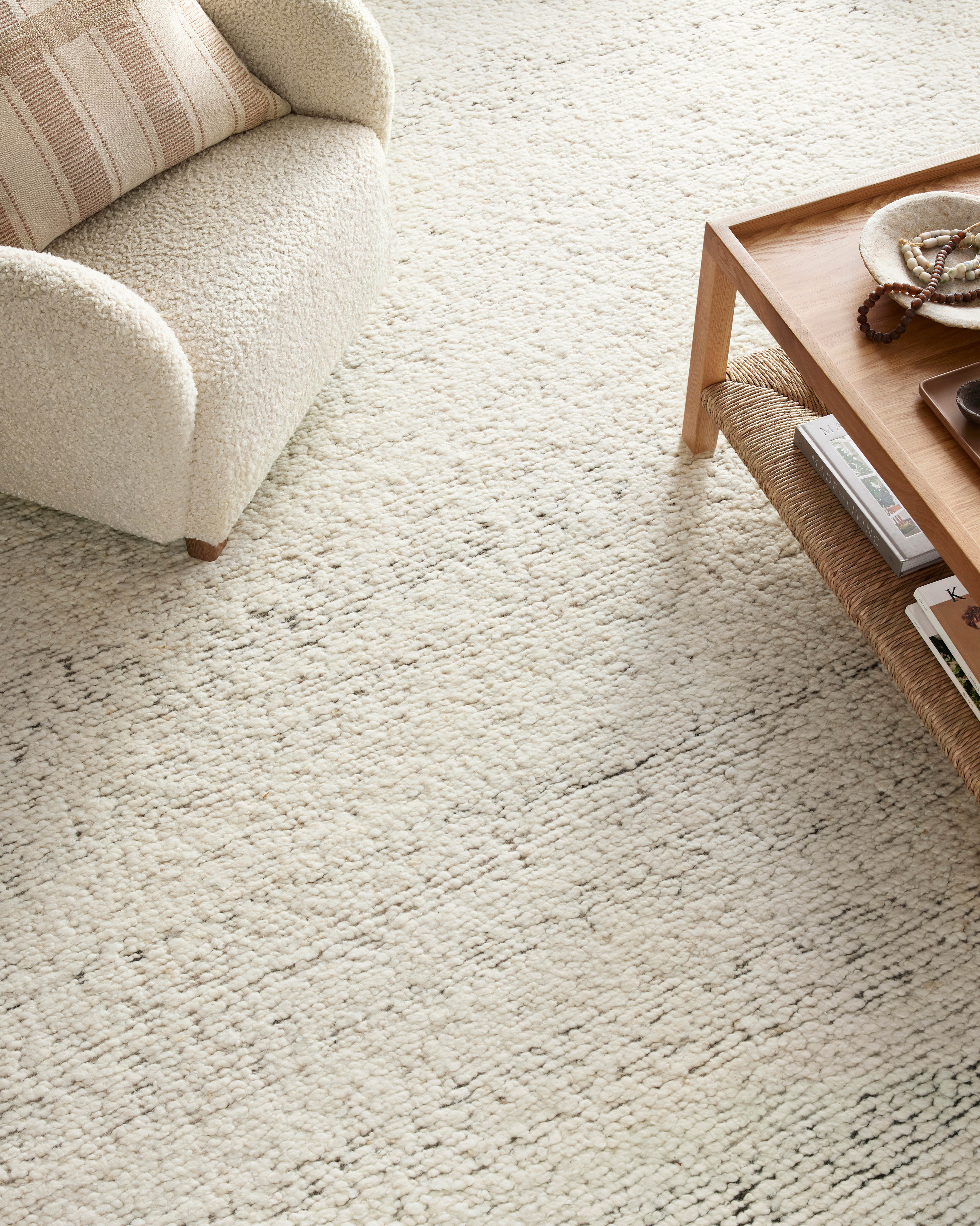 Amber Interiors - Mulholland MUL - 02 Silver / Natural Area Rug