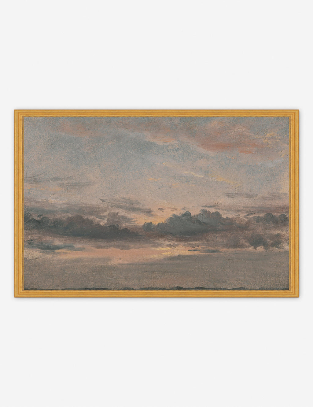 Lulu and Georgia - Yale, A Cloud Study, Sunset Print