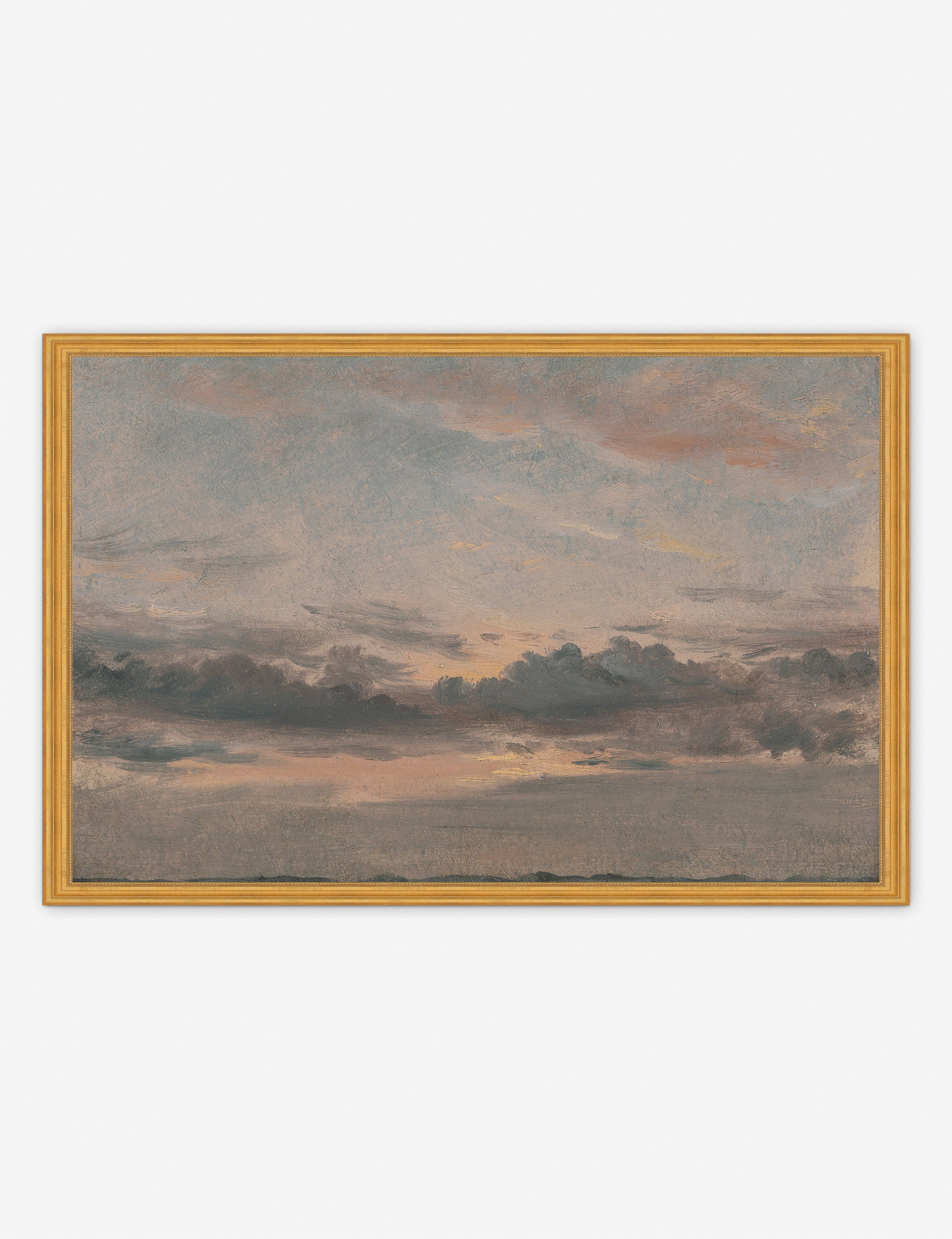 Lulu and Georgia - Yale, A Cloud Study, Sunset Print