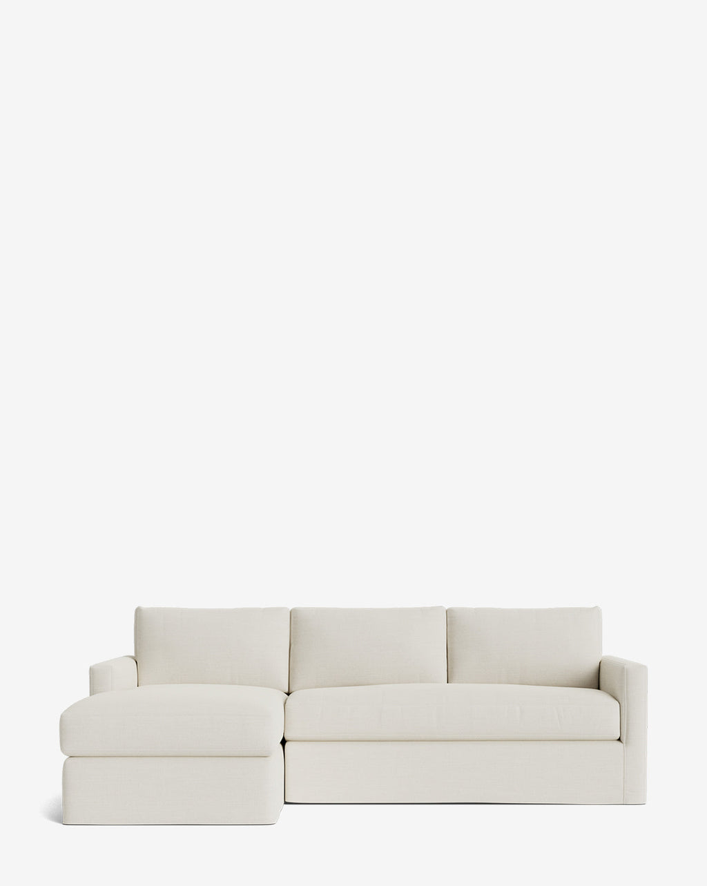 McGee & Co - Macy Slipcover Chaise Sectional 101"