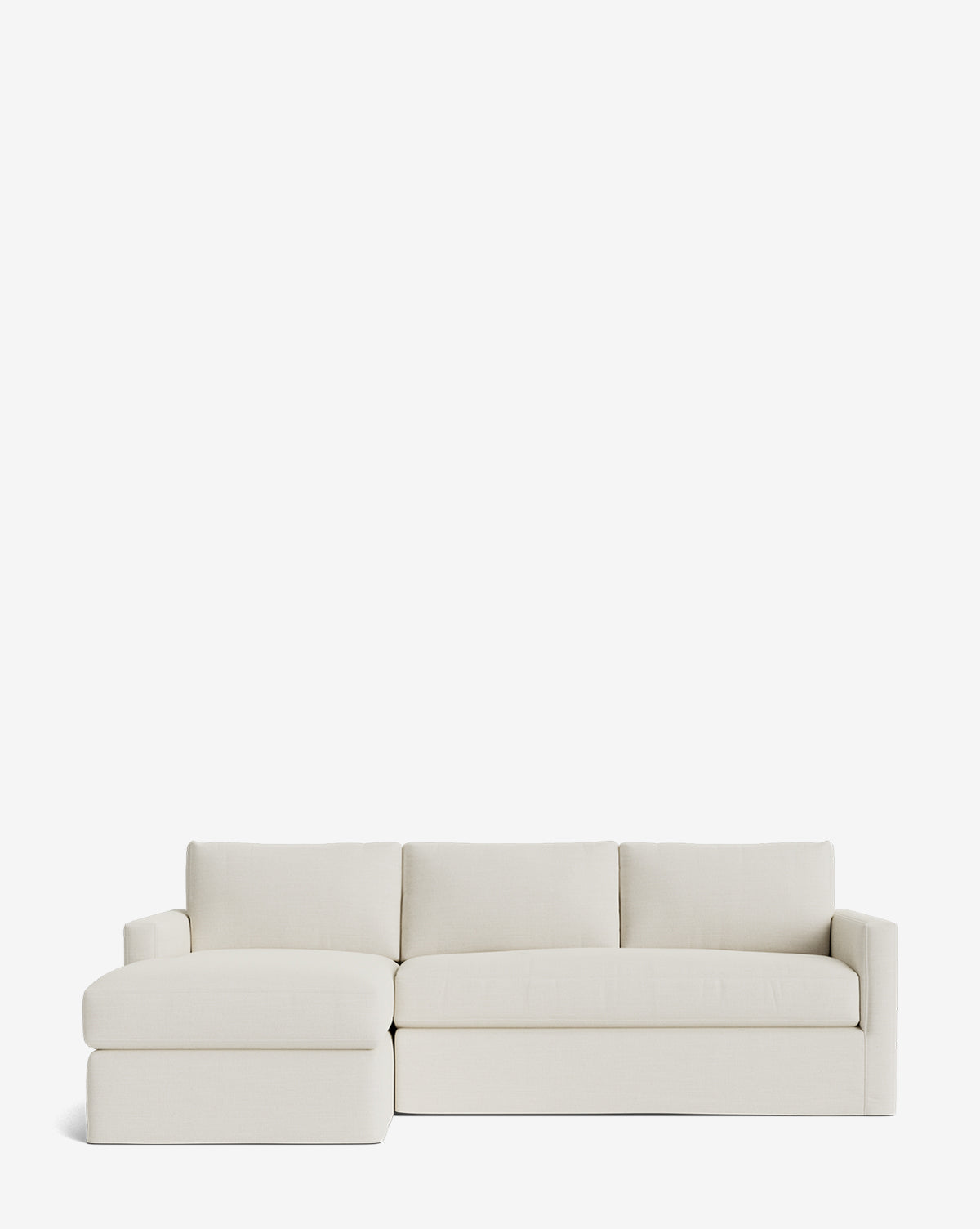 McGee & Co - Macy Slipcover Chaise Sectional 101"