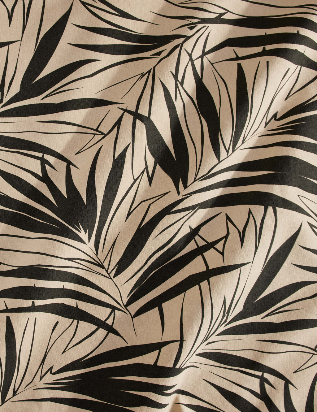 Lulu and Georgia - Majesty Palm Raw Canvas Fabric by Wallshoppe
