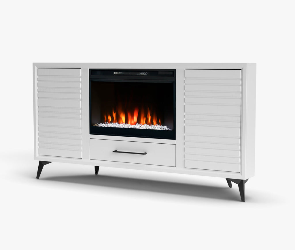 Real Cozy - 64" Malibu Corner Fireplace TV Stand