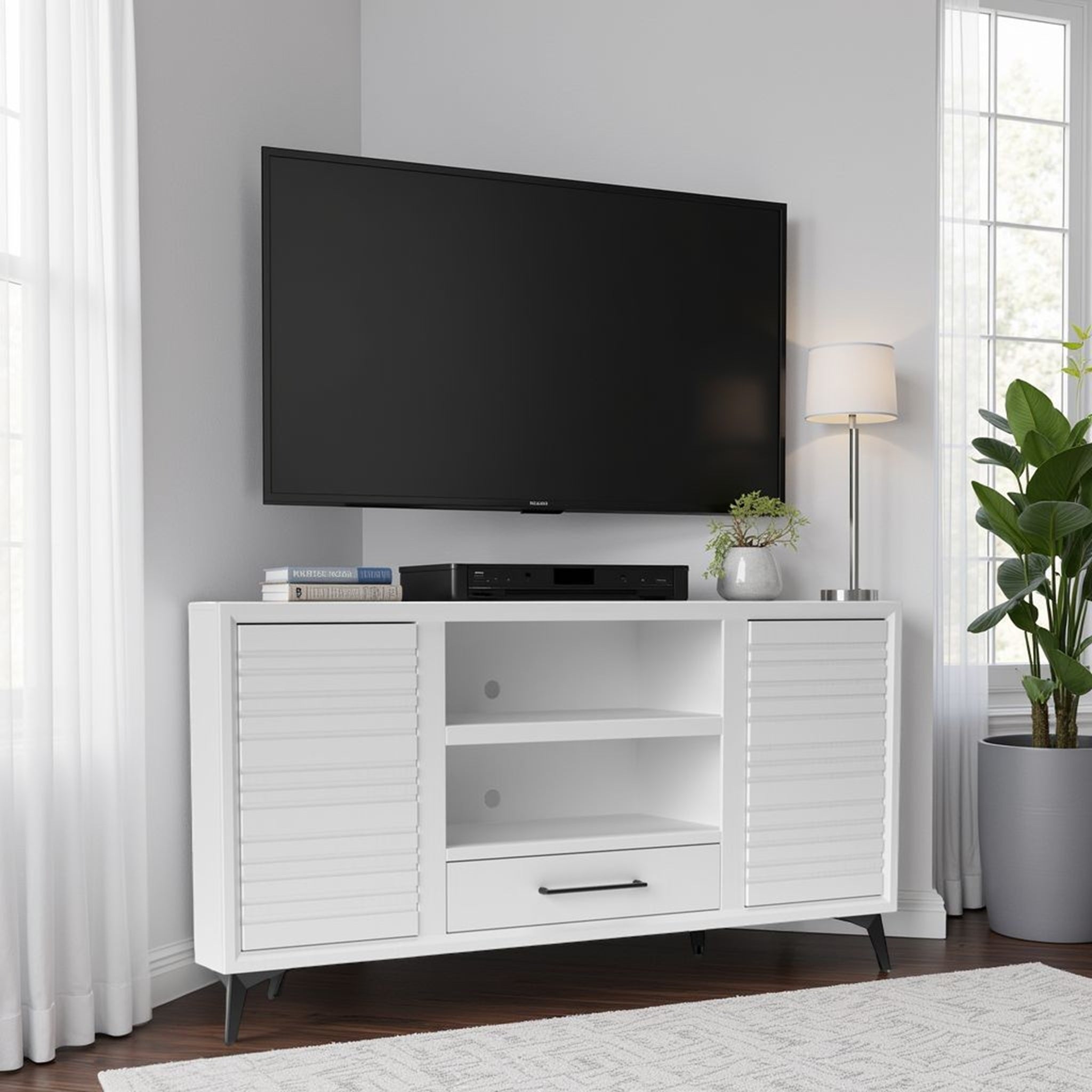 Real Cozy - 64" Malibu Corner TV Stand