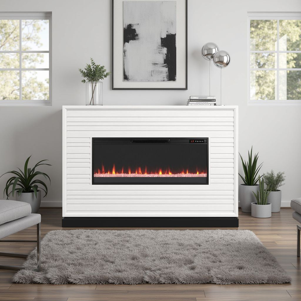 Real Cozy - 64" Malibu Fireplace Mantel