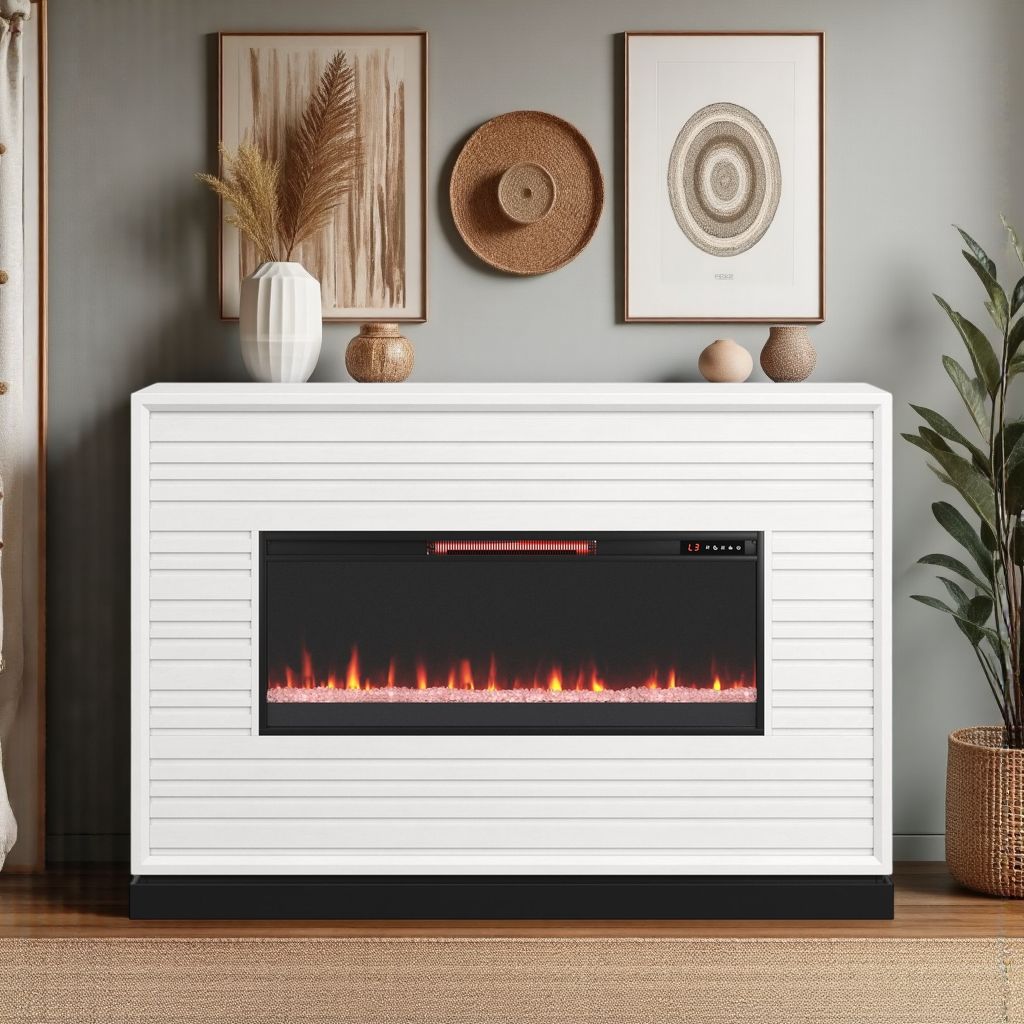 Real Cozy - 64" Malibu Fireplace Mantel