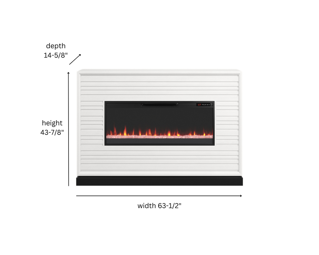 Real Cozy - 64" Malibu Fireplace Mantel